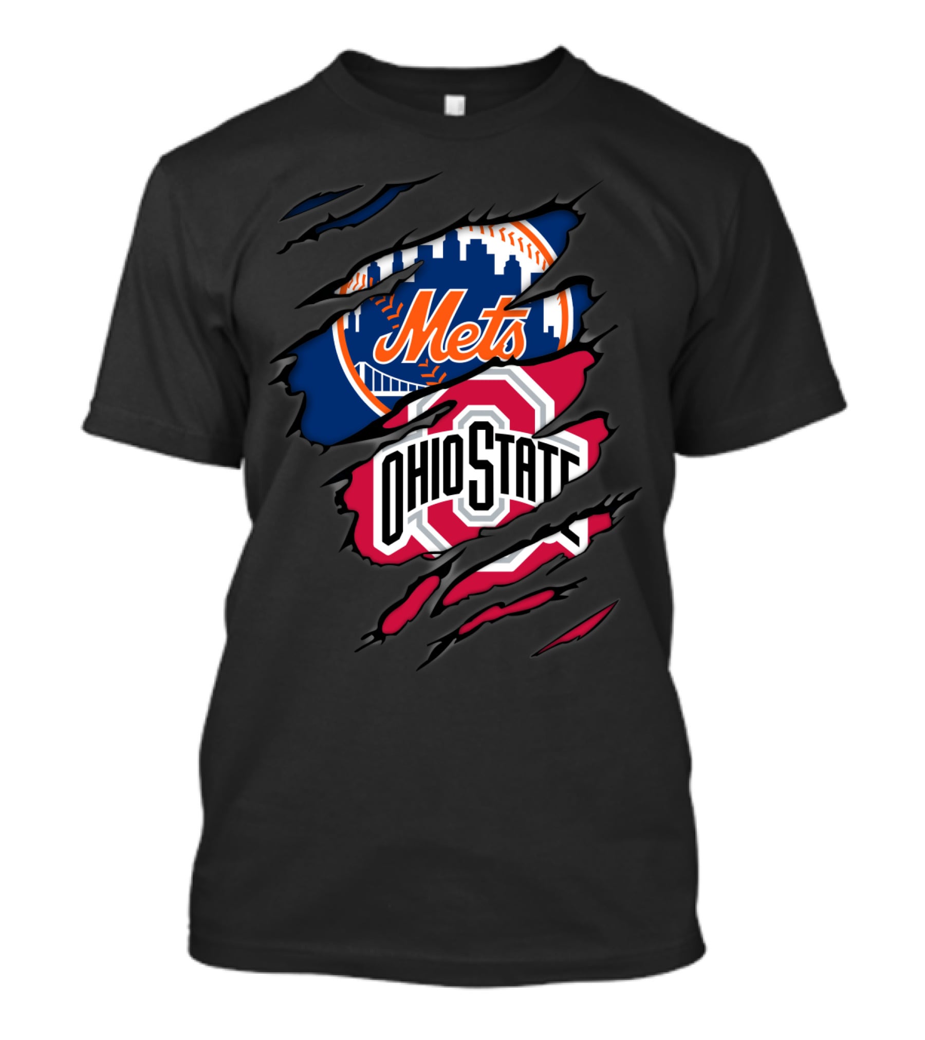 Mets Ohio State Ripped Layers T-Shirt