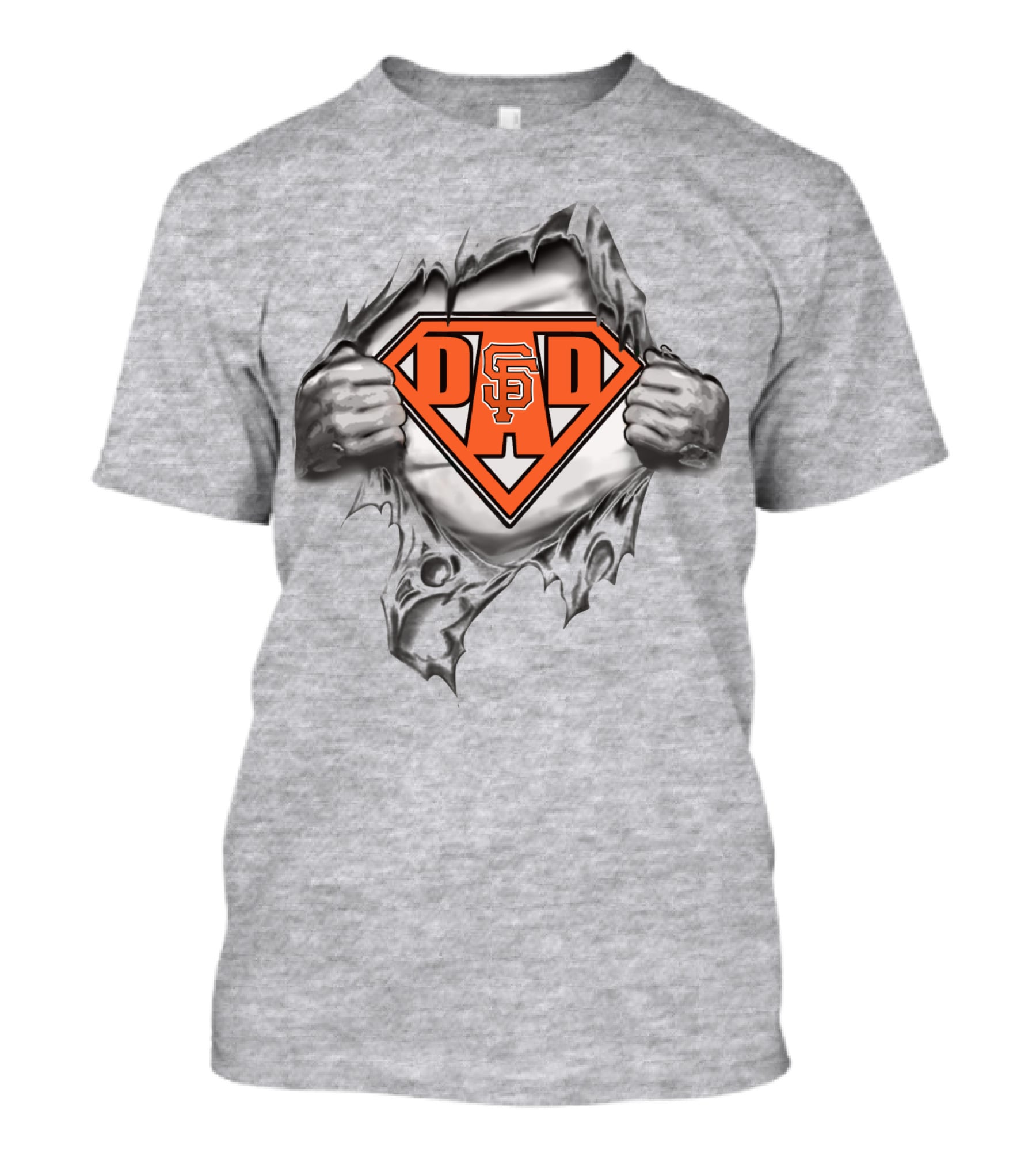 Sf Giants Dad Superhero T-Shirt