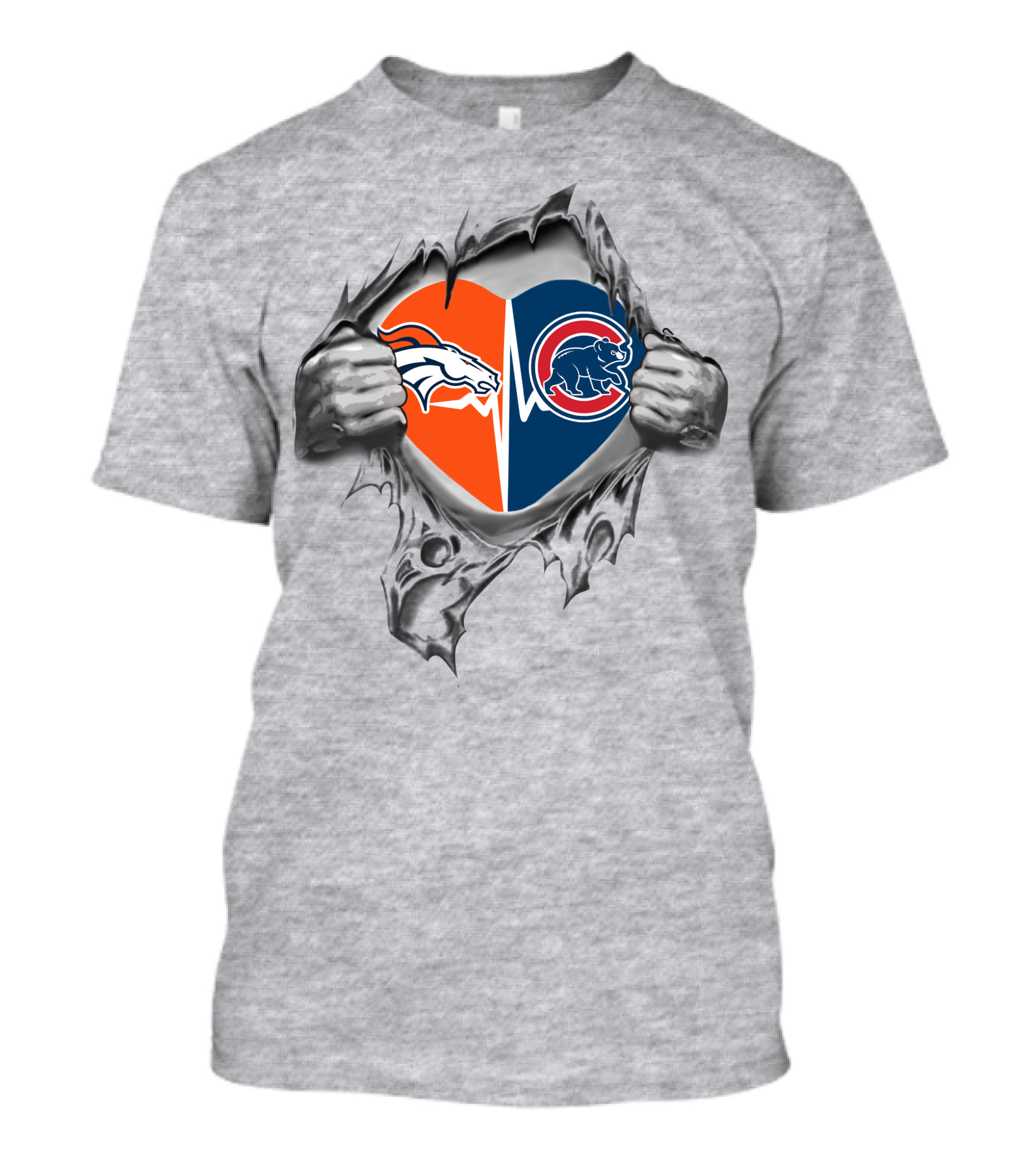 Broncos Cubs Heart It's In My Heart T-Shirt