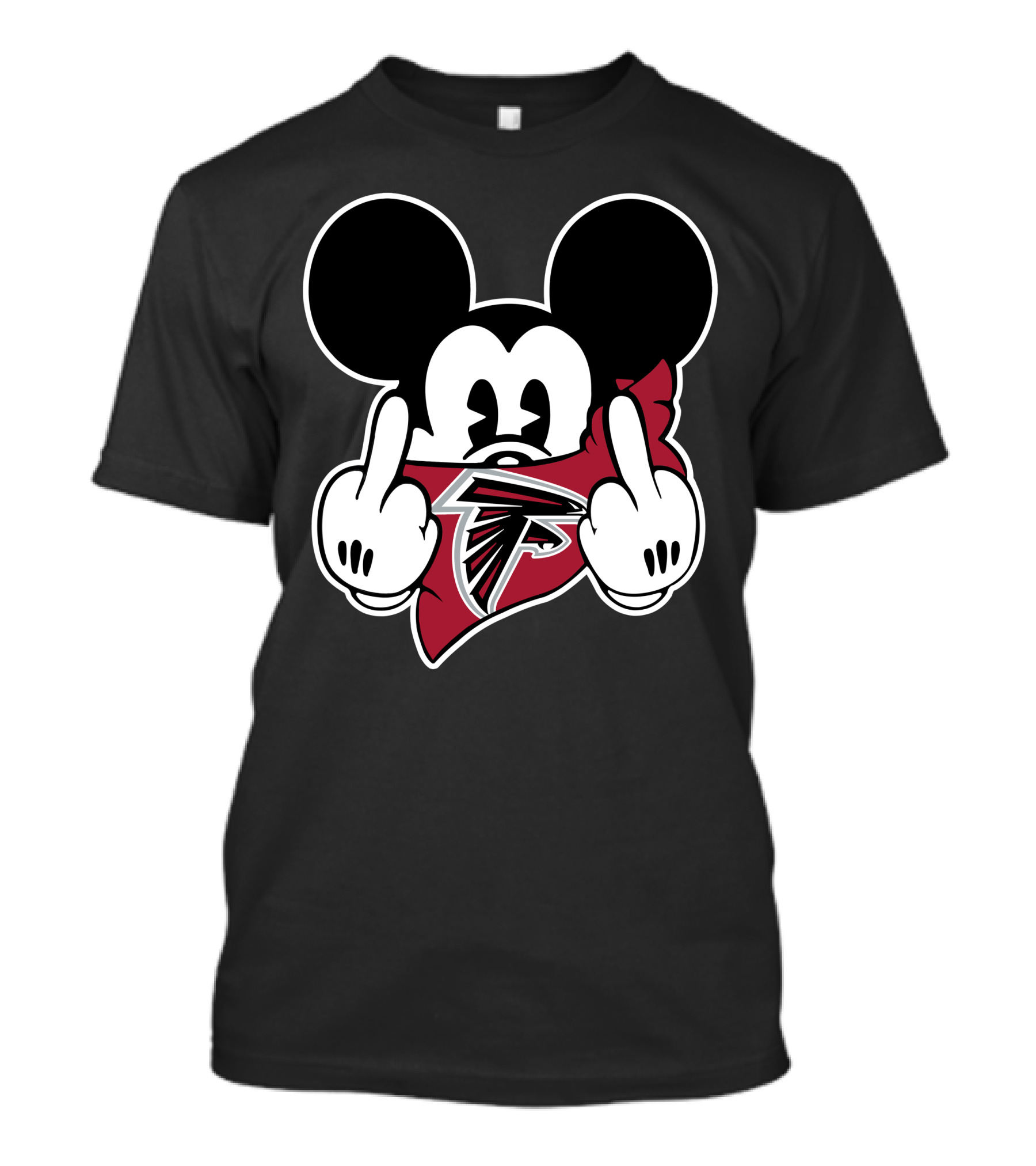 Falcons Mickey Middle Finger T-Shirt