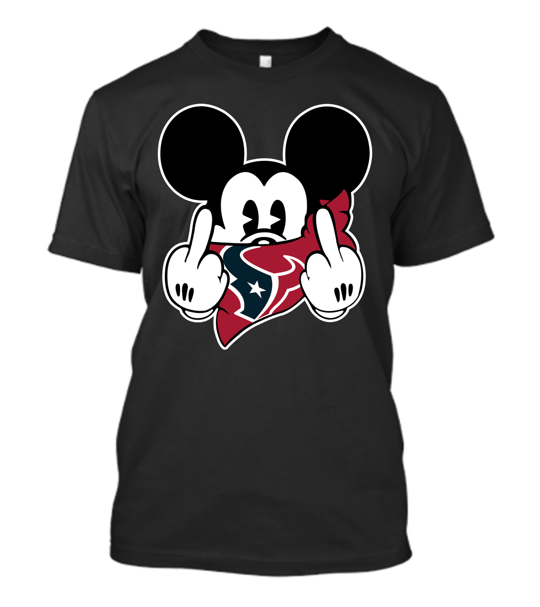 Texans Mickey Bandana Gesture T-Shirt