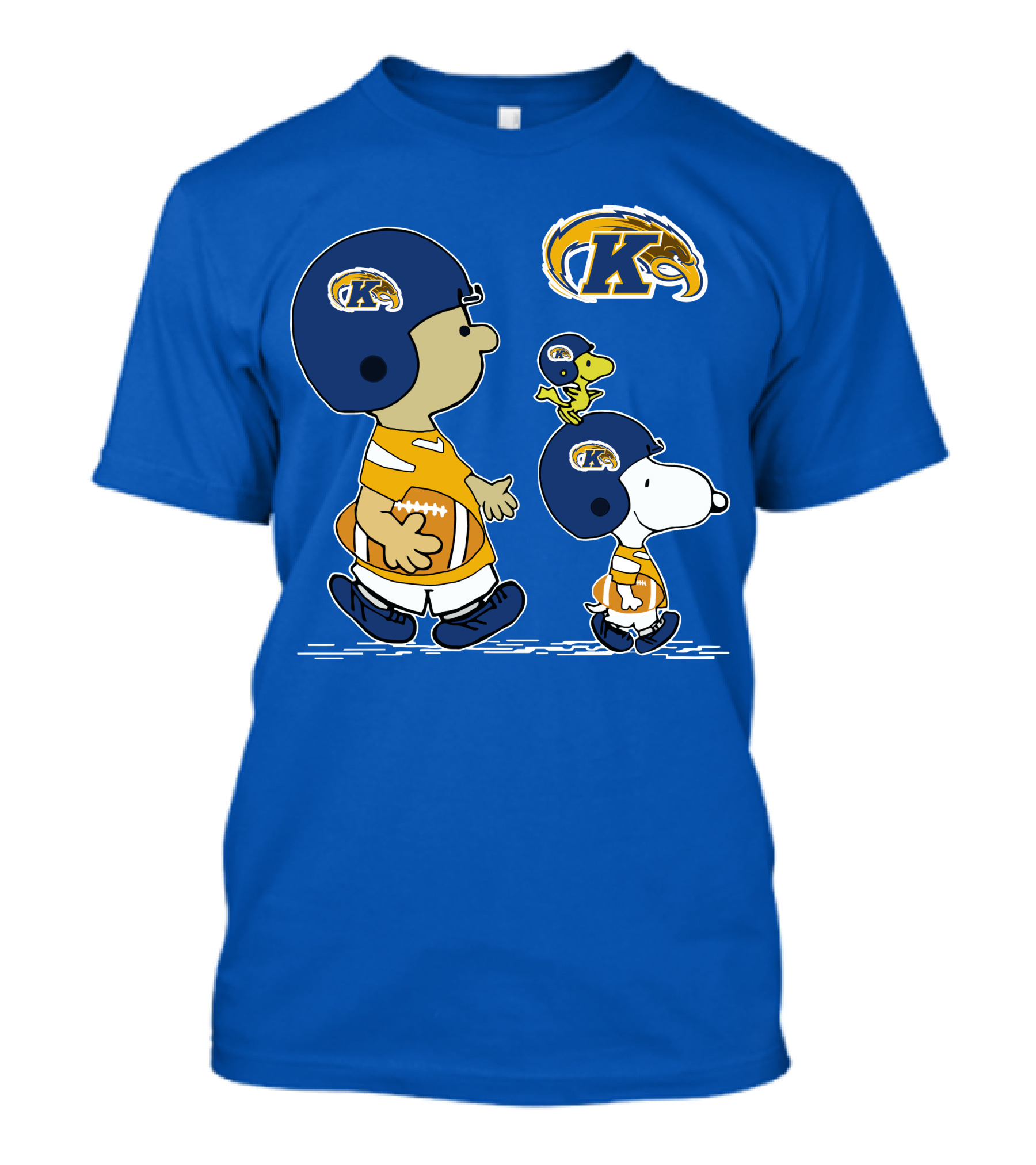 Kent State Golden Flashes Football Snoopy And Woodstock Peanuts Sports T-Shirt