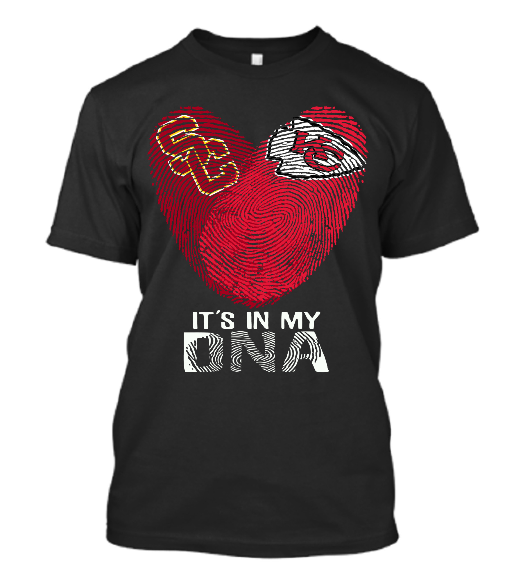 Usc Trojans Kansas City Chiefs It's In My Dna T-Shirt
