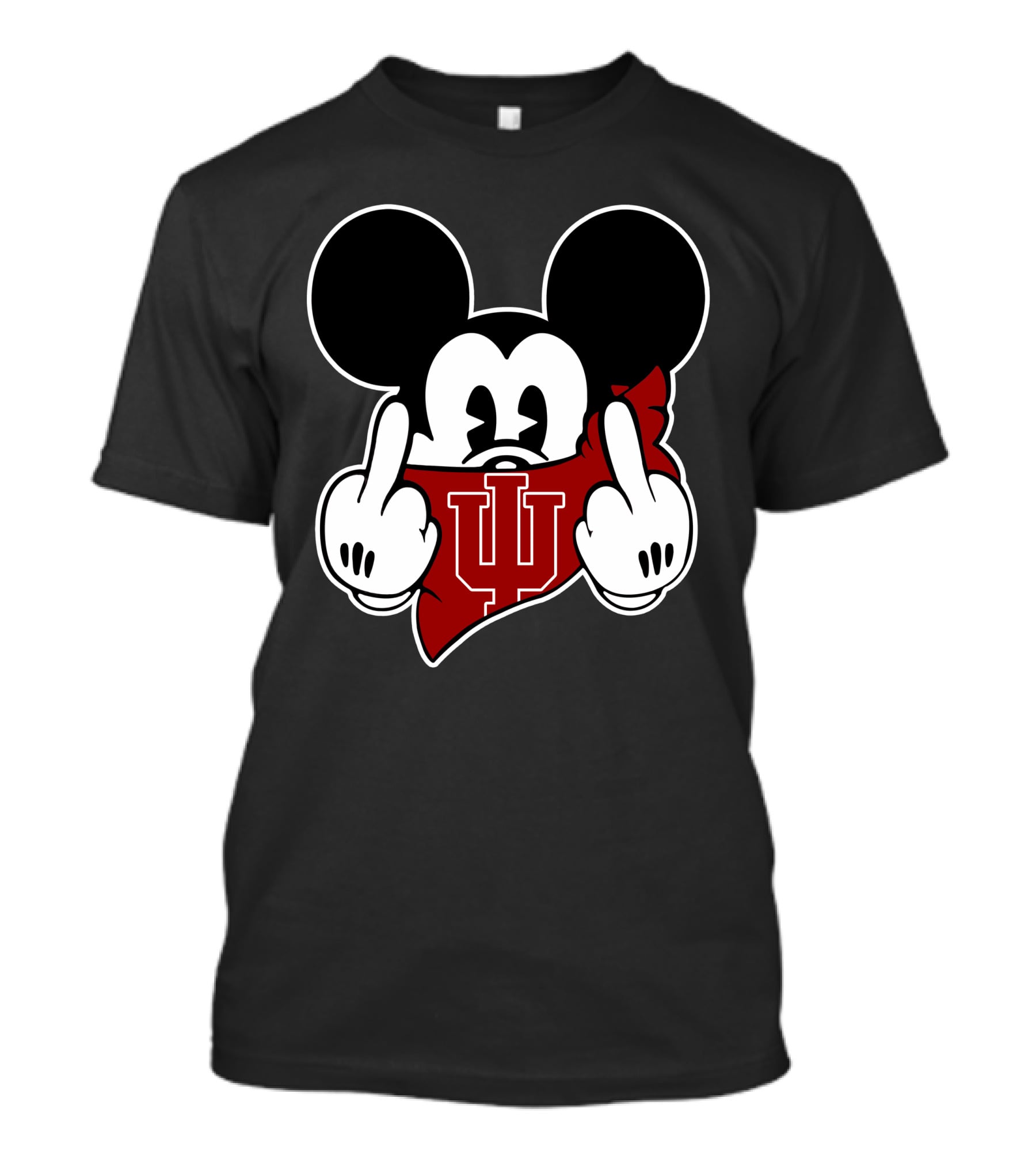 Indiana Hoosiers IU Logo Mickey T-Shirt