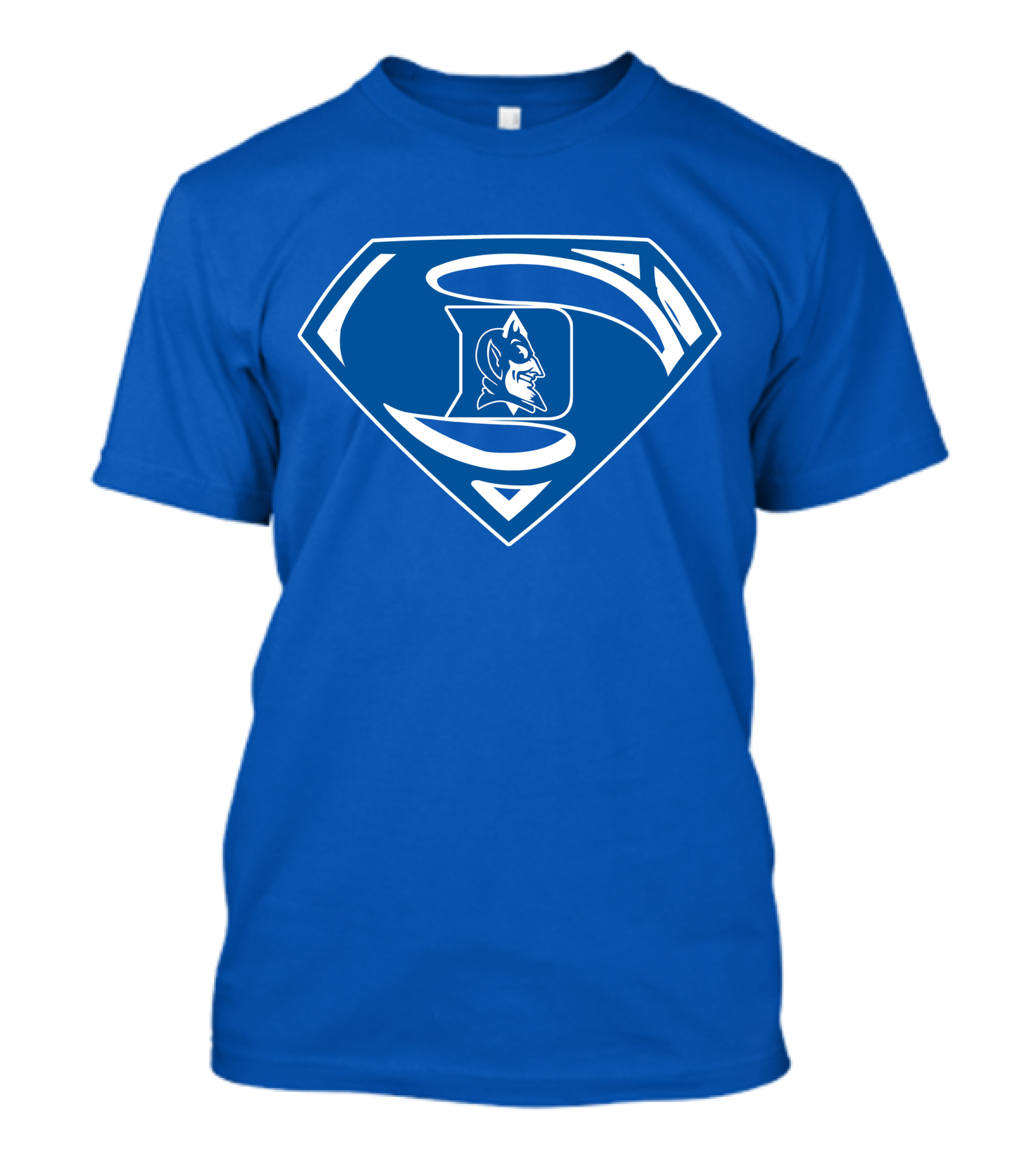 Duke Blue Devils Superman Logo Mashup T-Shirt
