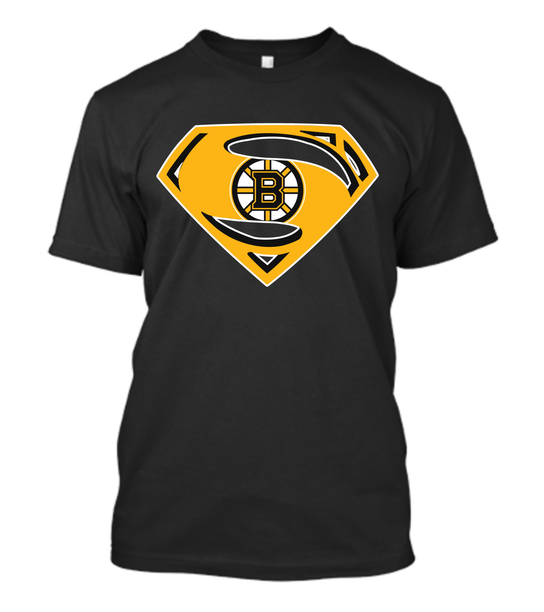 Superman Boston Bruins Iconic Emblem T-Shirt