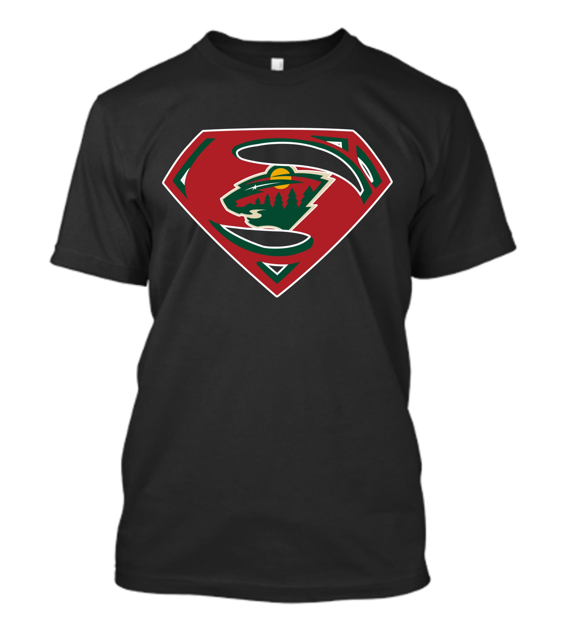 Superman Minnesota Wild Logo Fusion T-Shirt