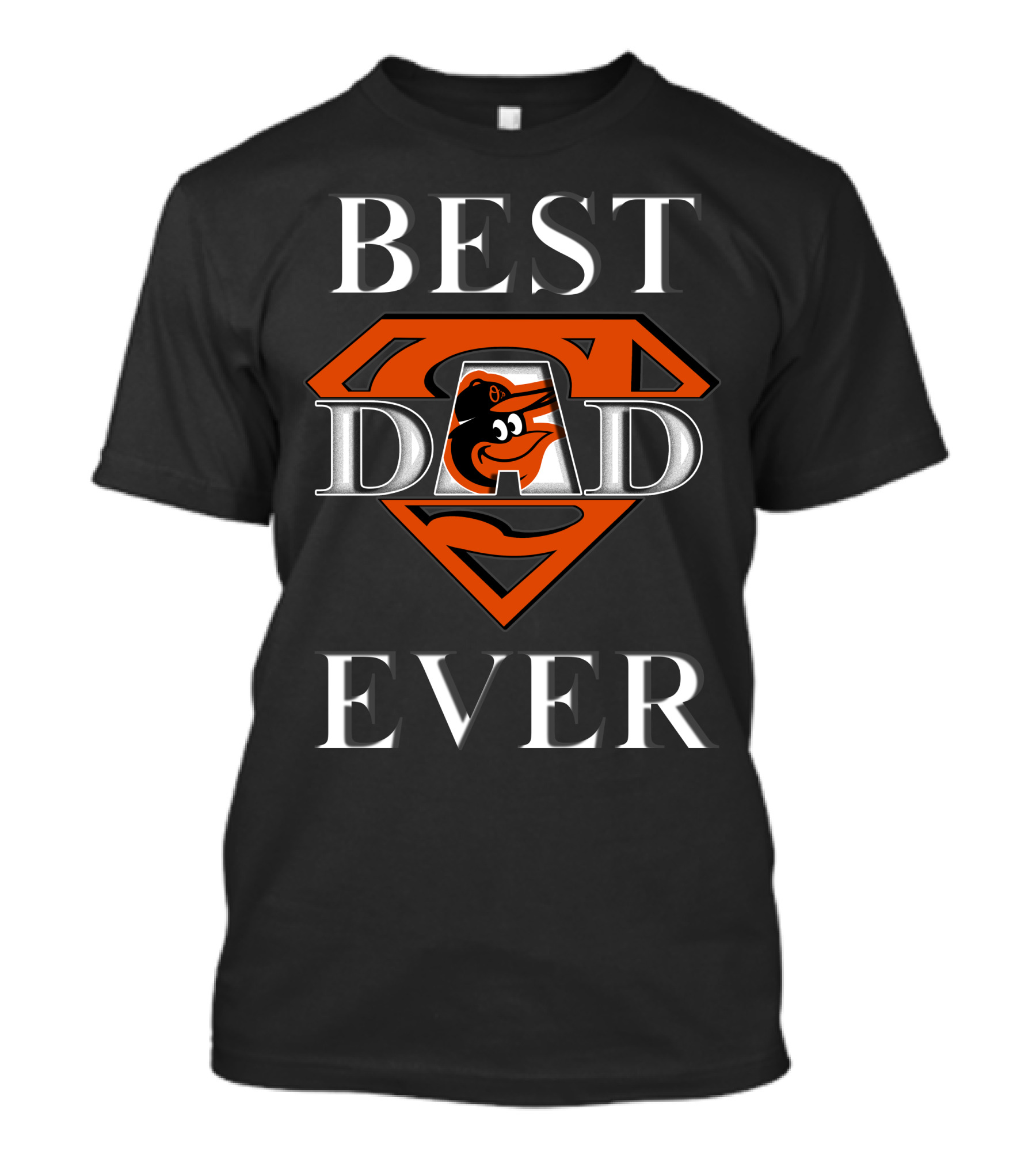 Best Dad Ever Orioles Superman T-Shirt
