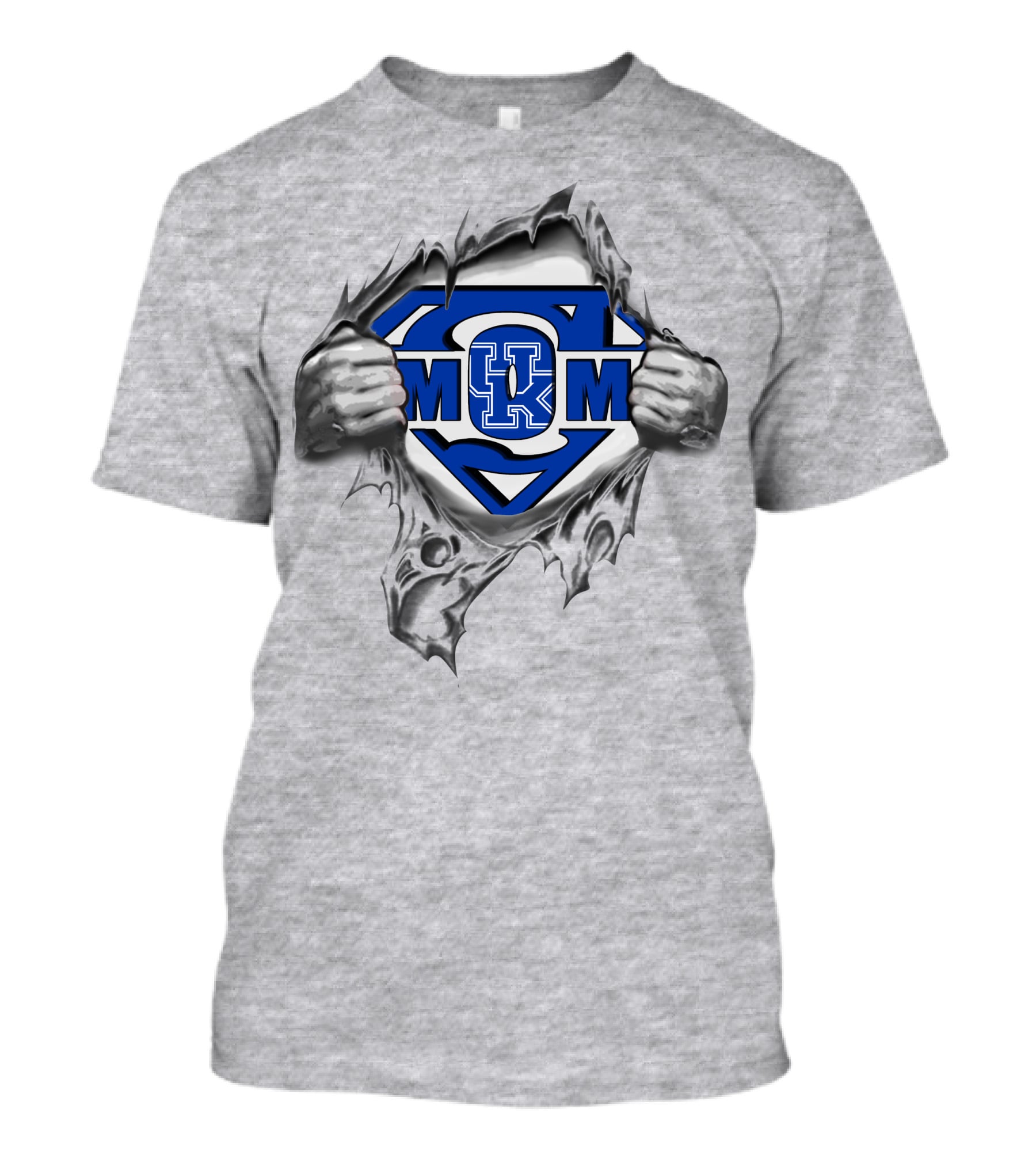 Kentucky Wildcats Super Mom K Logo Heroic Strength T-Shirt