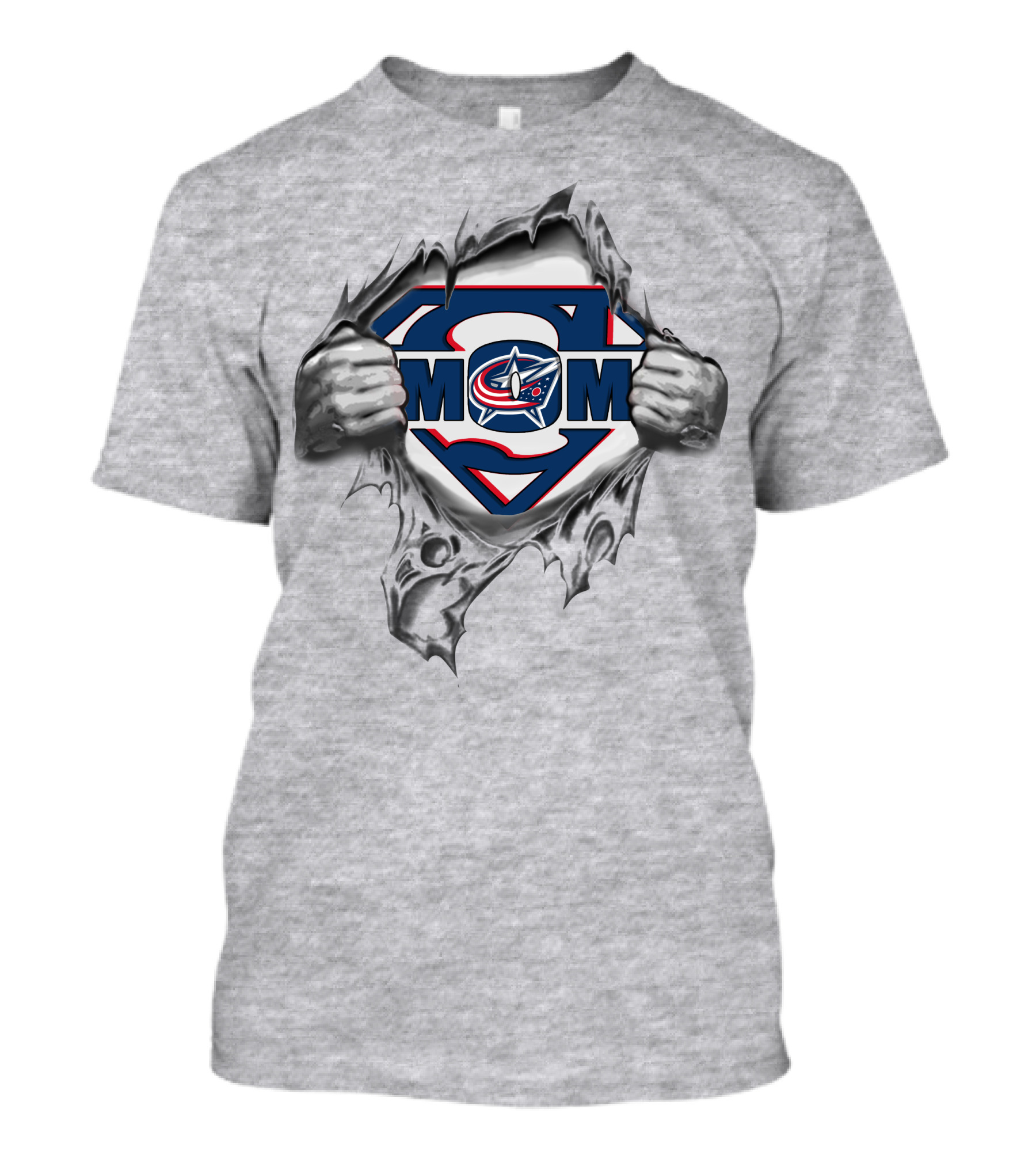 Columbus Blue Jackets Mom Super T-Shirt