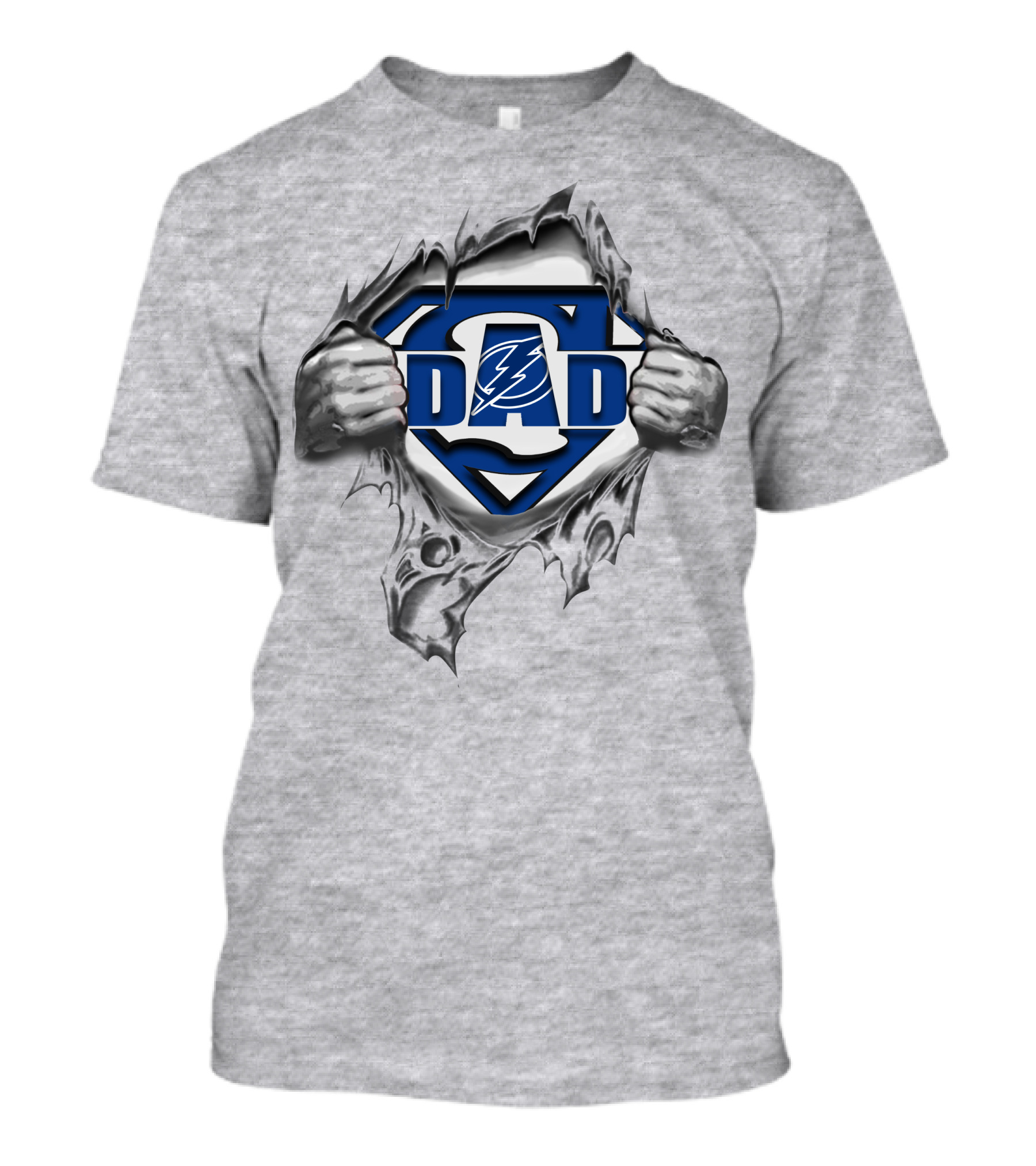 Tampa Bay Lightning Super Dad Hero T-Shirt