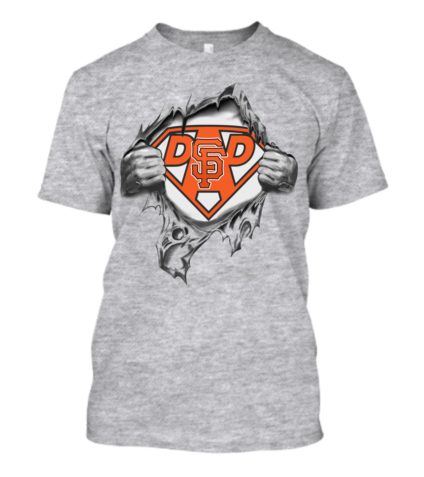 Giants Super Dad Sf Logo Comic Style T-Shirt