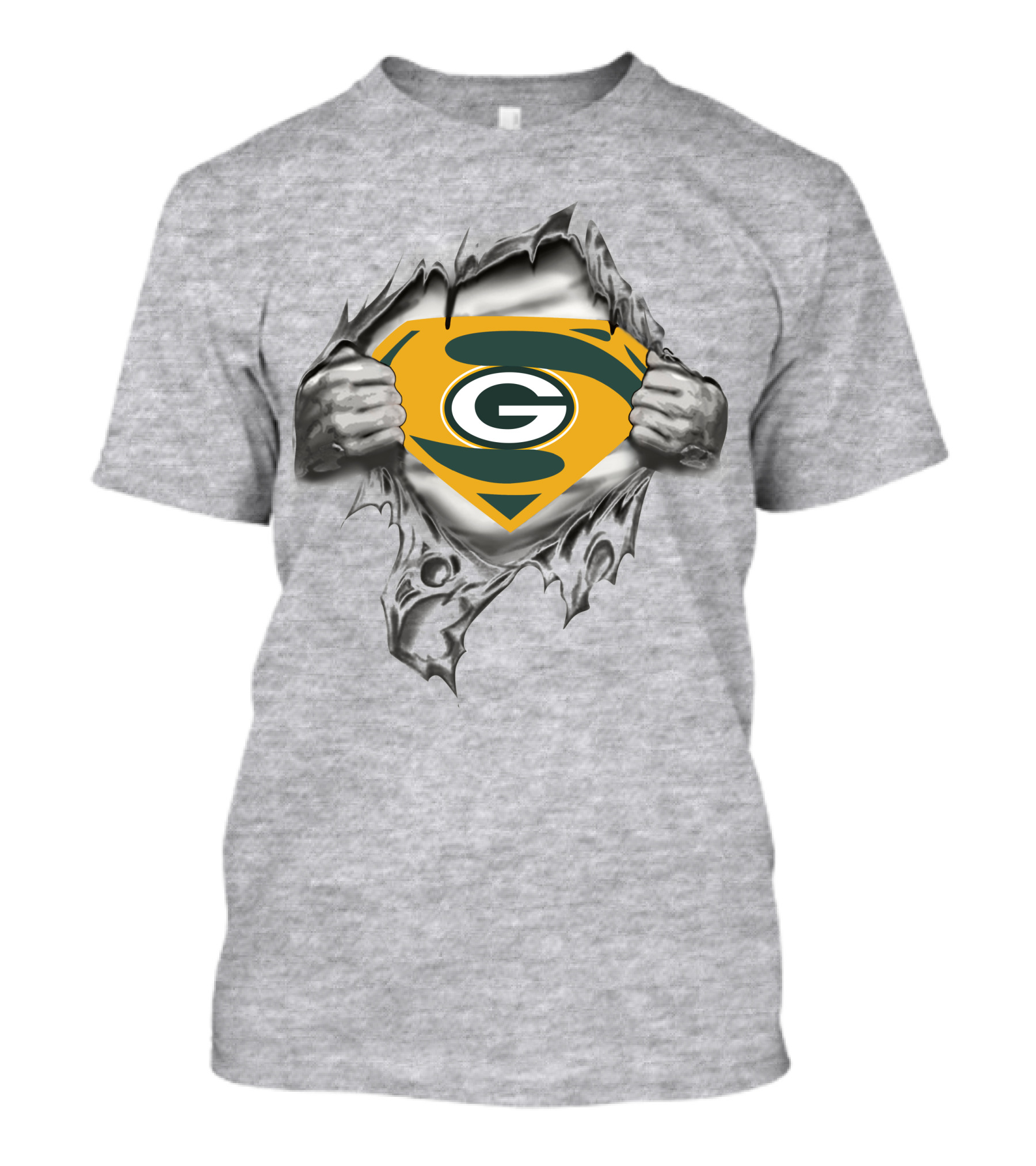 Packers Super Man Nfl Logo Integration T-Shirt