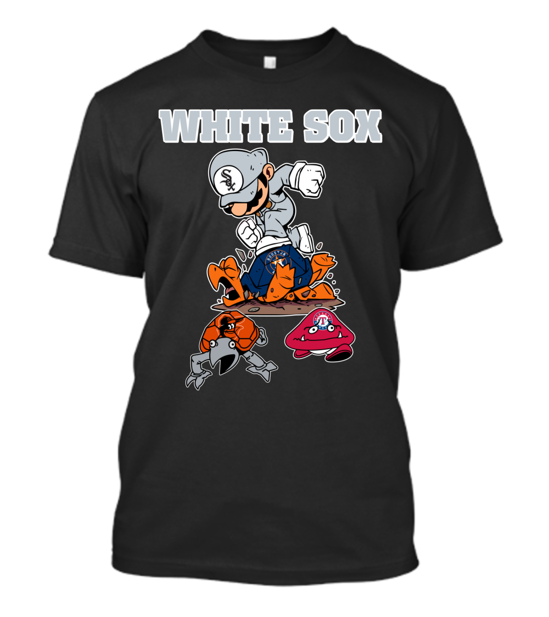 White Sox Vs. Baseball Rivals Parody Mashup T-Shirt