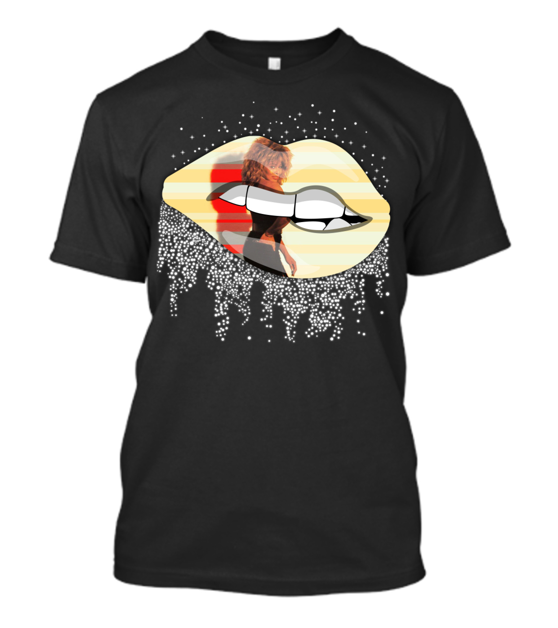 Tina Turner Lips Iconic Performance T-Shirt