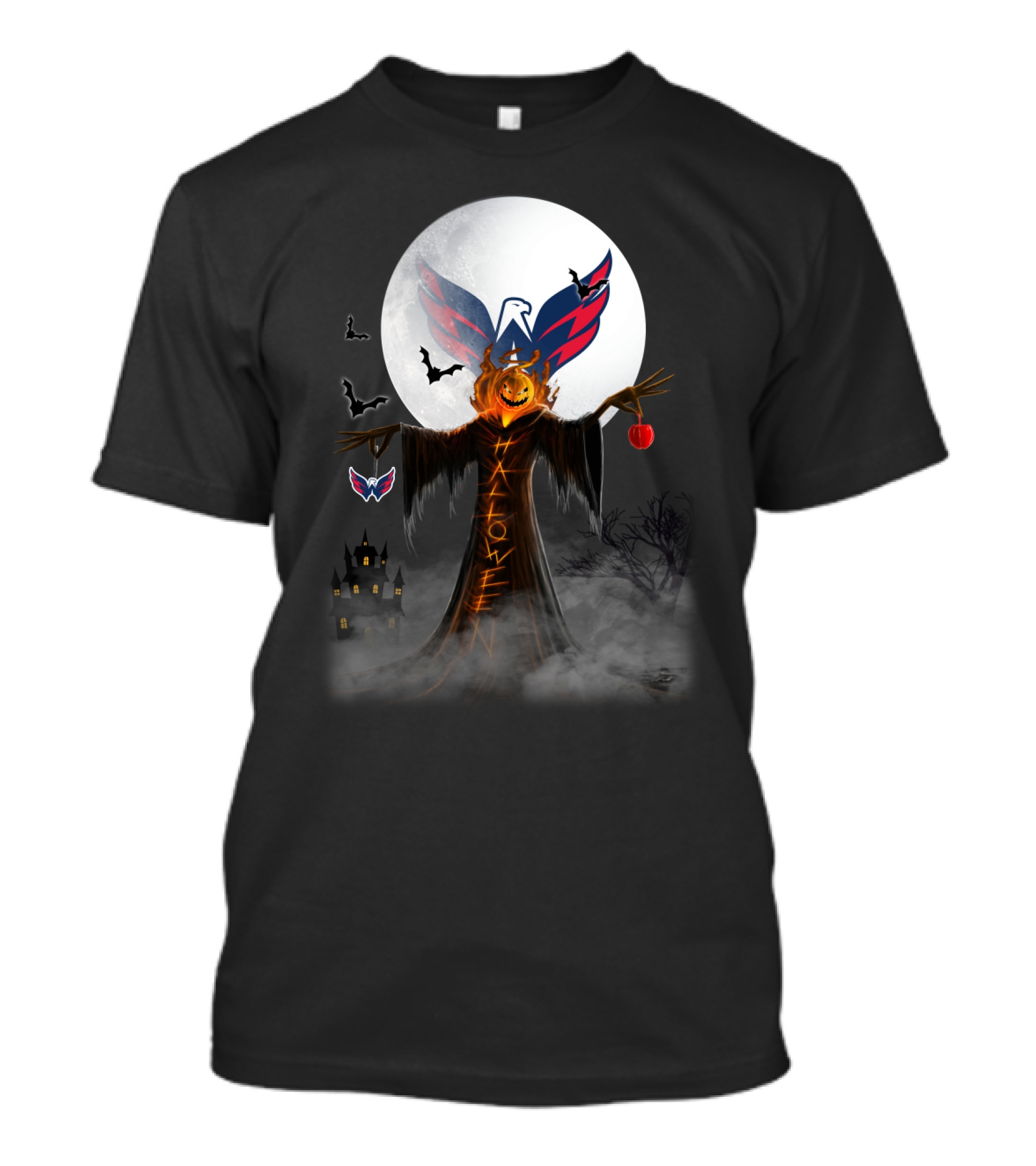 Halloween Washington Capitals Haunted Night Magic T-Shirt