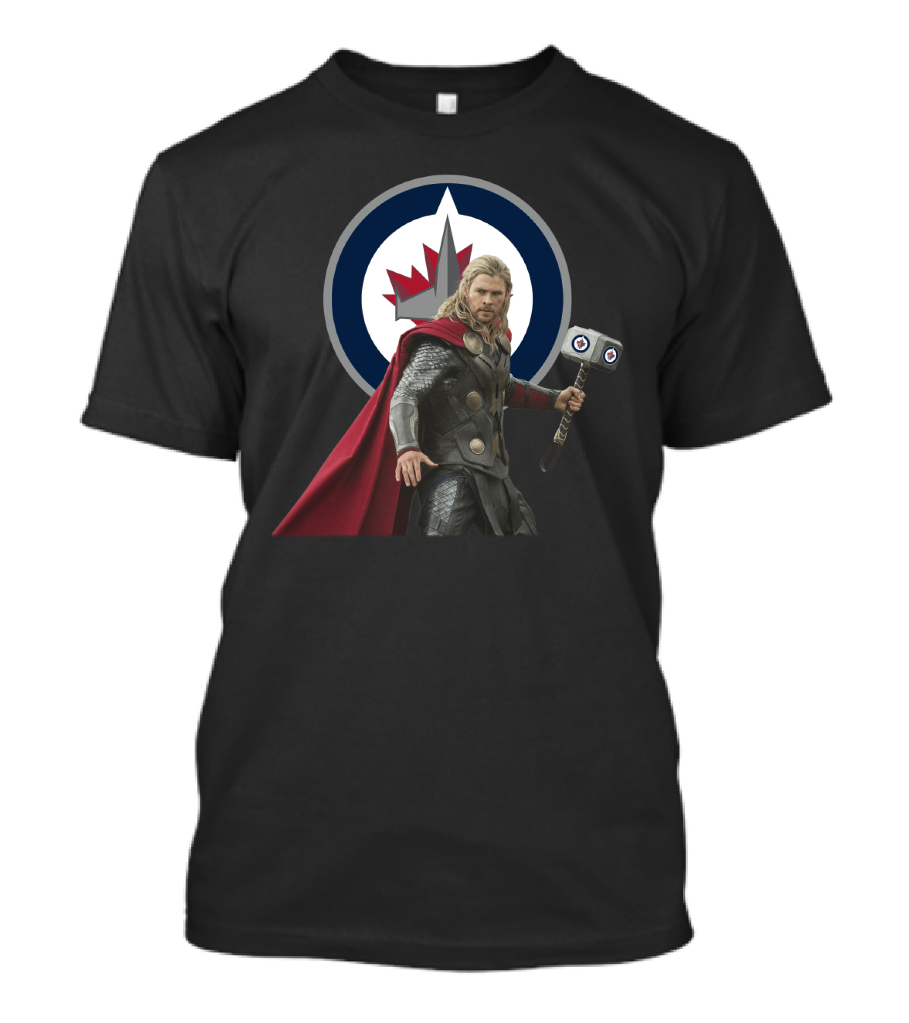 Winnipeg Jets Thor Mashup T-Shirt