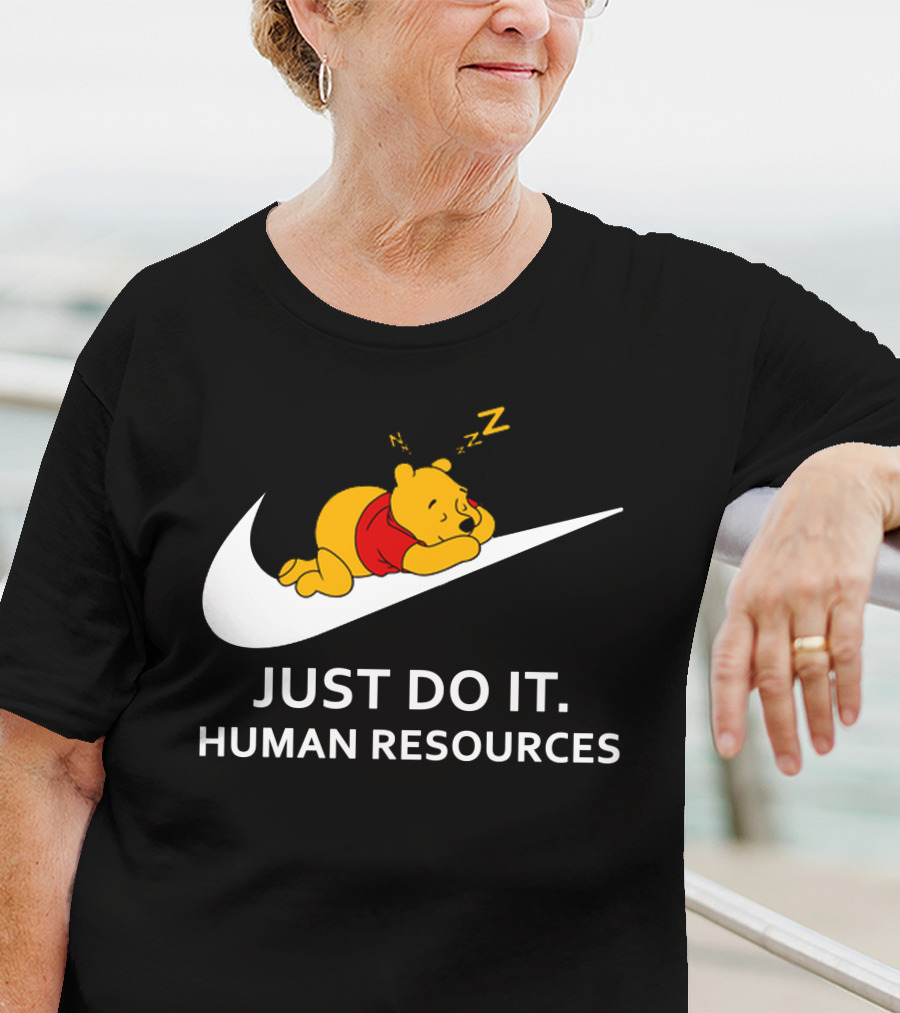 Winnie The Pooh Sleeping Human Resources Zzz T-Shirt