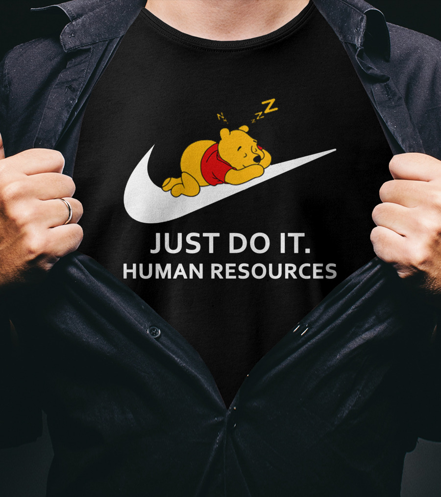 Winnie The Pooh Sleeping Human Resources Zzz T-Shirt