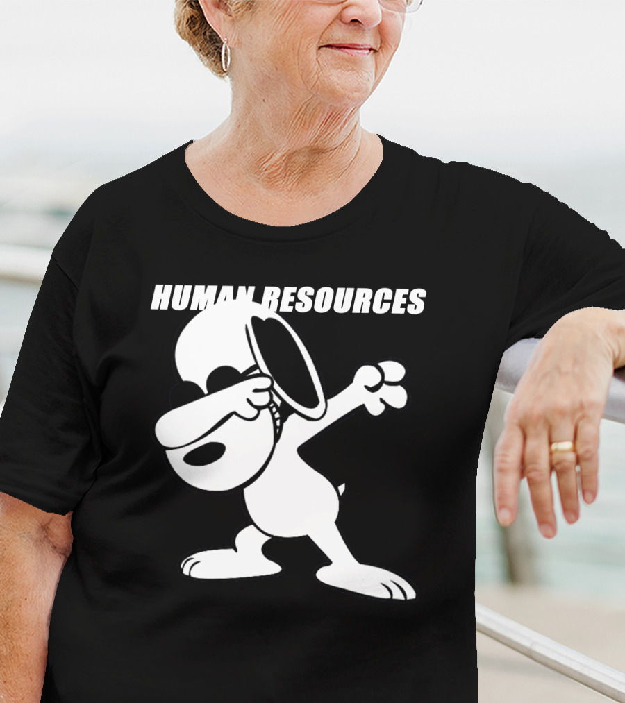 Snoopy Dabbing Human Resources T-Shirt