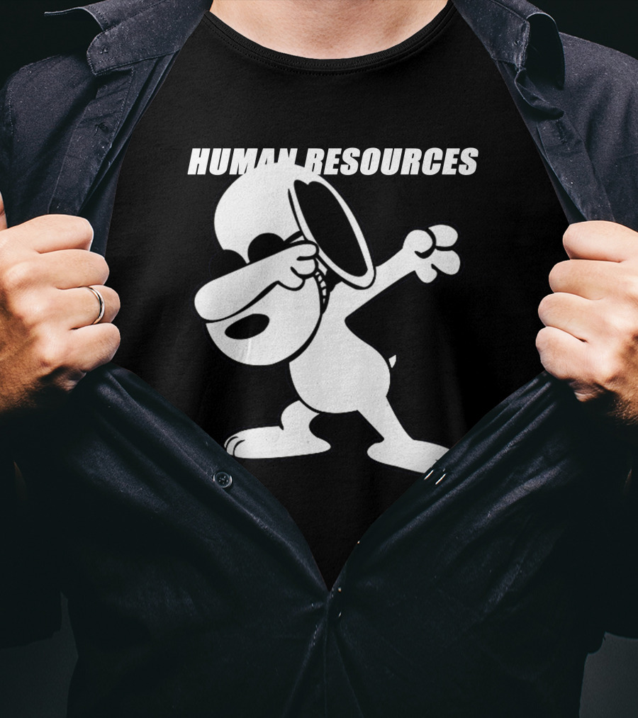 Snoopy Dabbing Human Resources T-Shirt