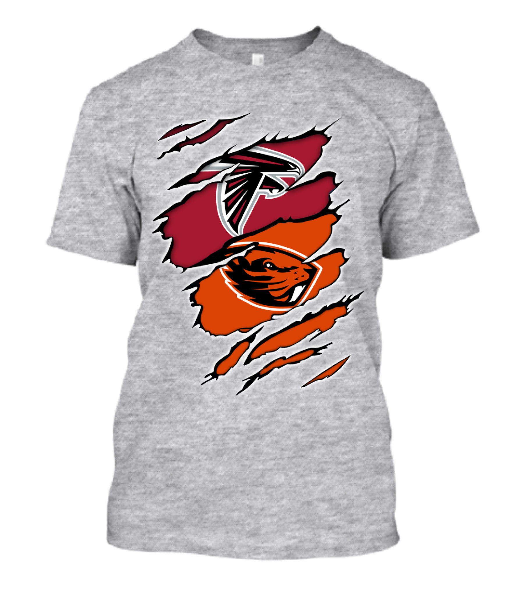 Atlanta Falcons Oregon State Beavers Claw T-Shirt