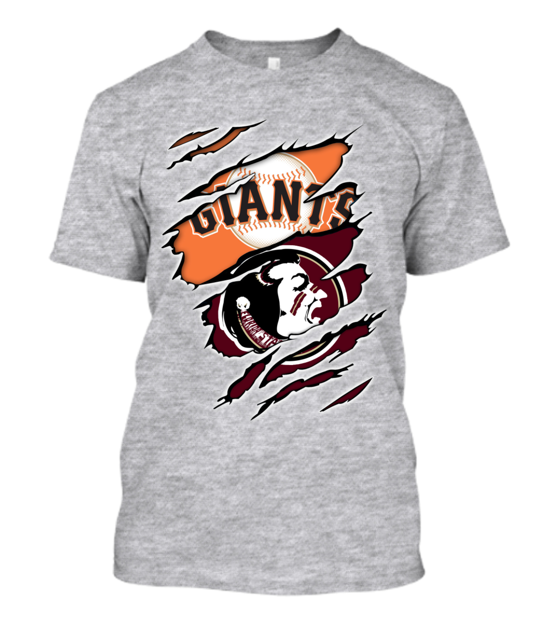 Giants Seminoles Baseball Native American Image Iconic T-Shirt