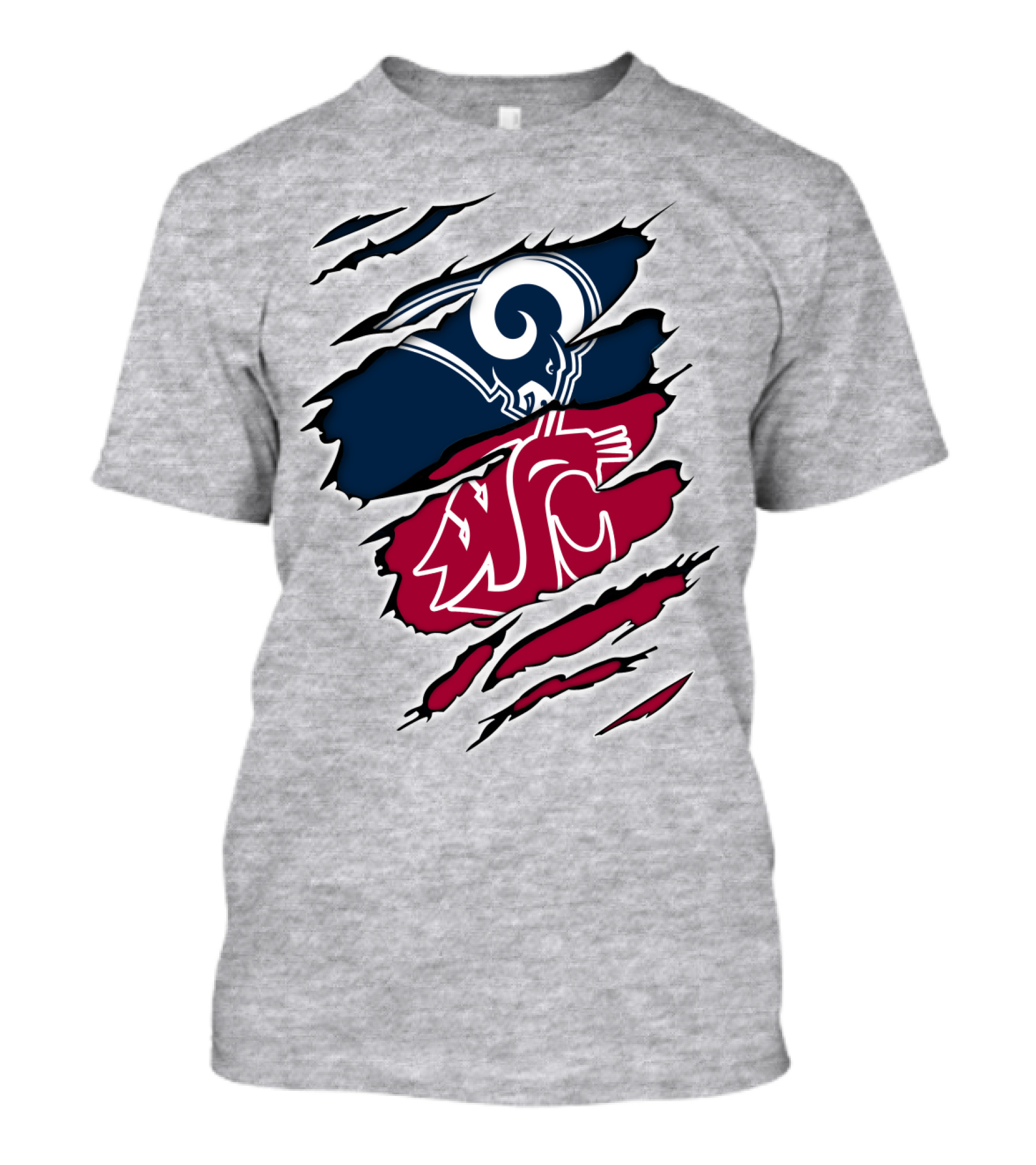Los Angeles Rams Washington State Cougars Tear Away T-Shirt