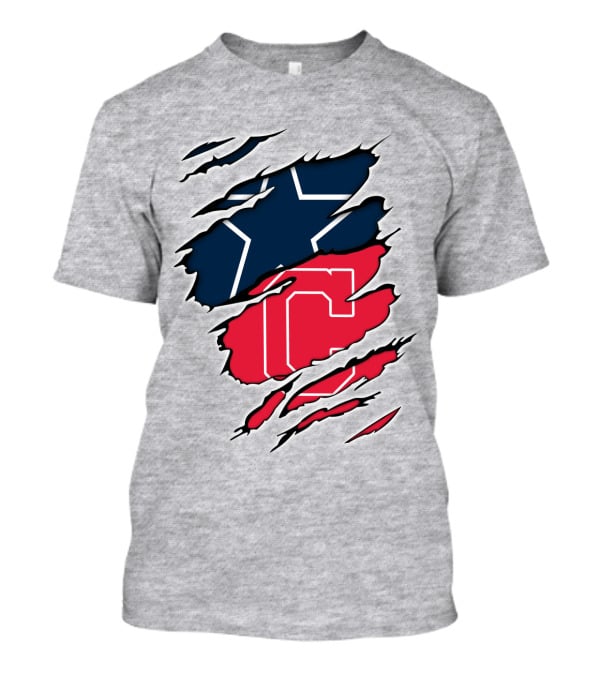 Cowboys Indians Star And C Logo Rip T-Shirt
