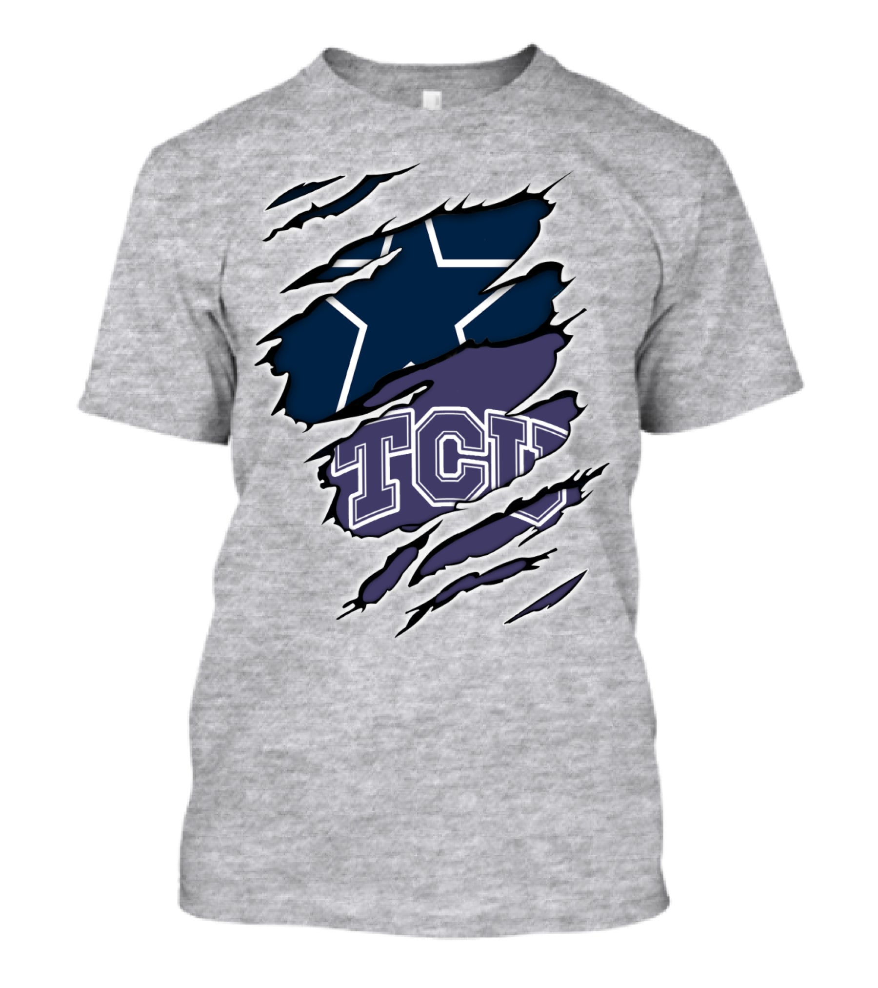 Cowboys TCU Star Torn T-Shirt