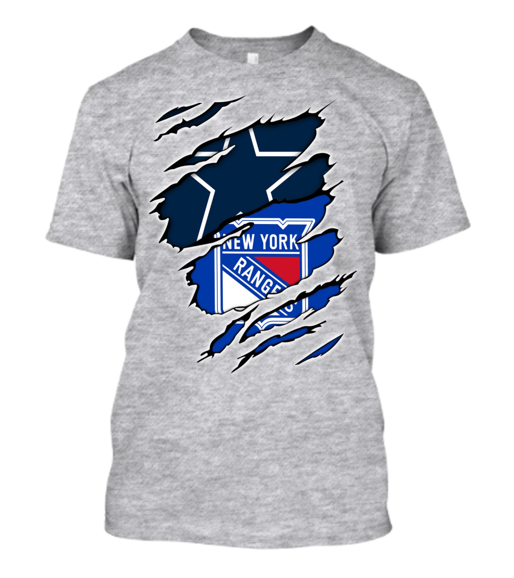 Cowboys Star New York Rangers Fusion T-Shirt