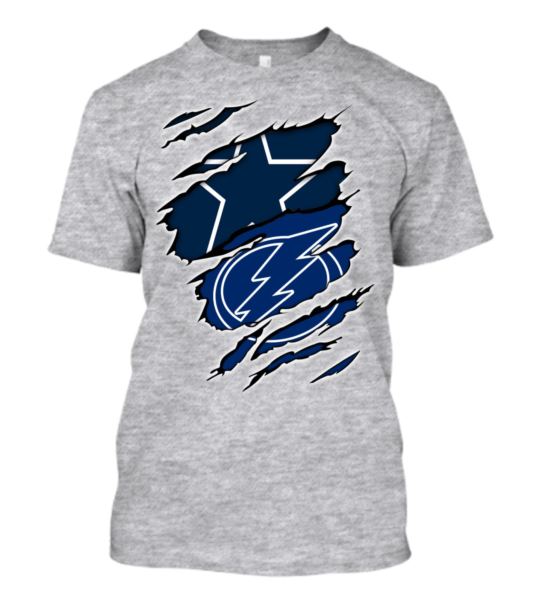 Cowboys Star Lightning Bolt T-Shirt