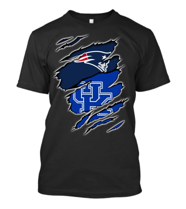New England Patriots Kentucky Wildcats Combo T-Shirt