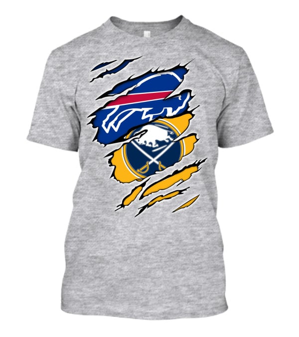 Buffalo Bills Sabres Logo Combo T-Shirt