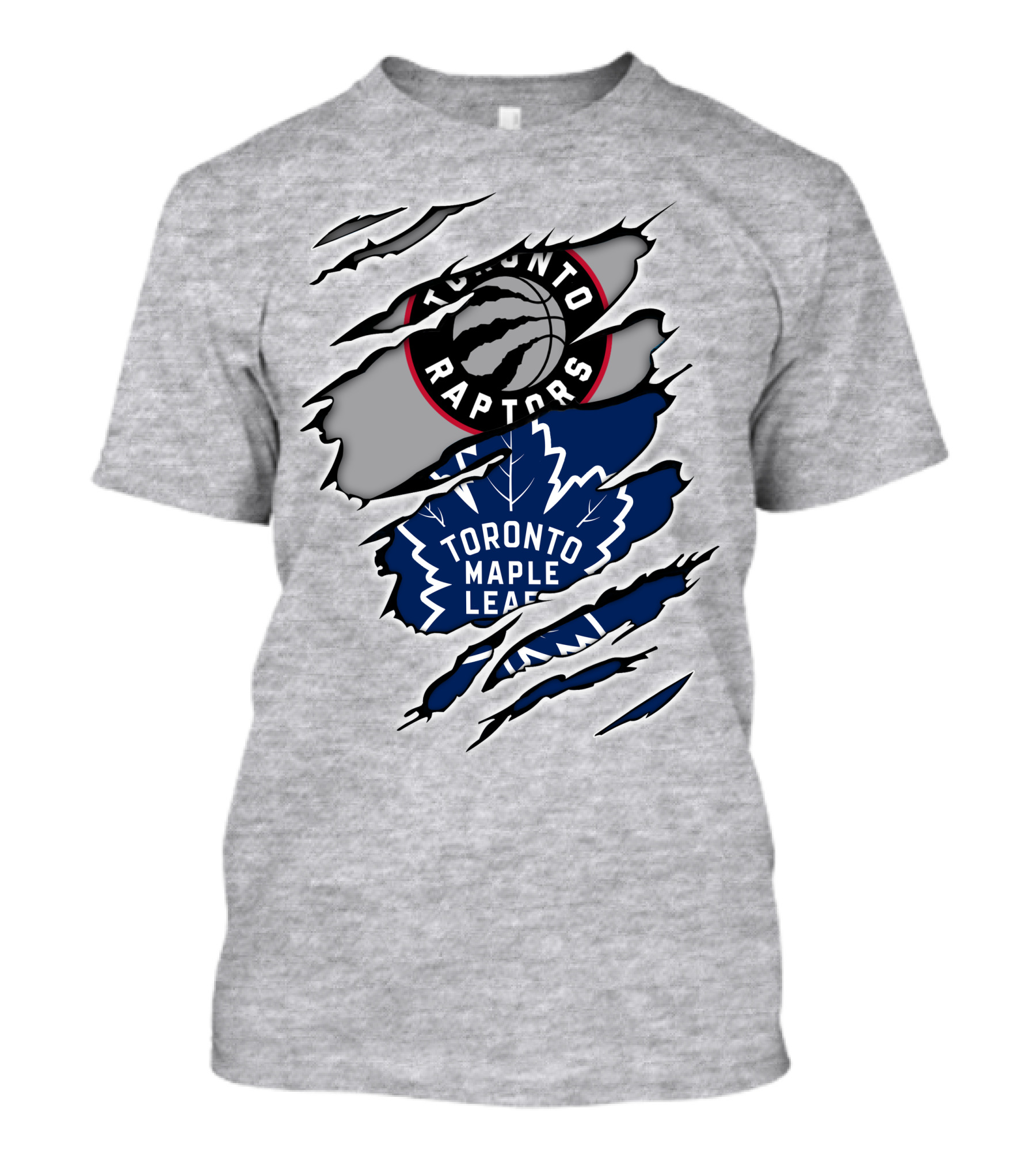 Toronto Raptors Toronto Maple Leafs Logo Mashup T-Shirt