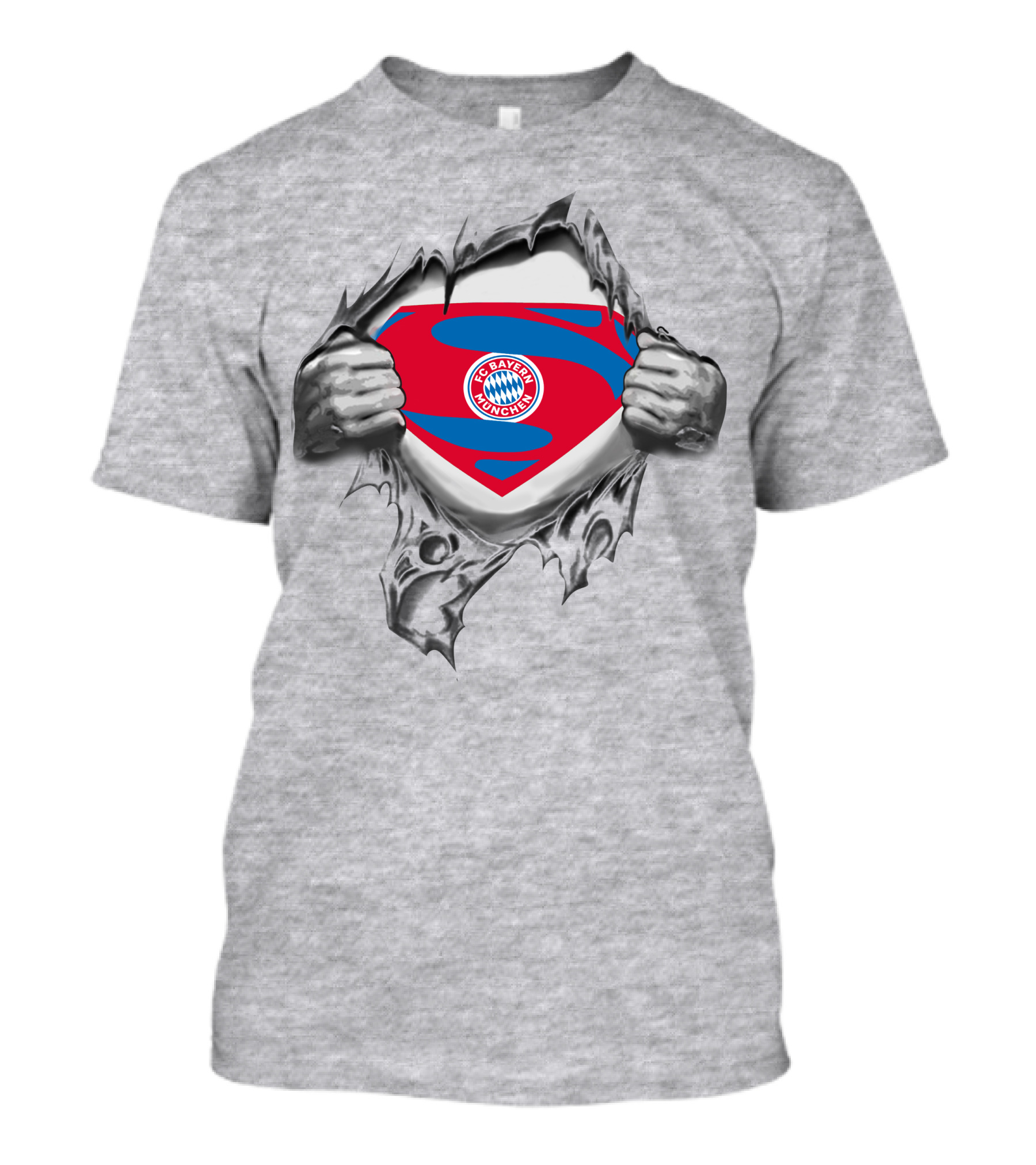 FC Bayern Munich Superman Logo Concept T-Shirt