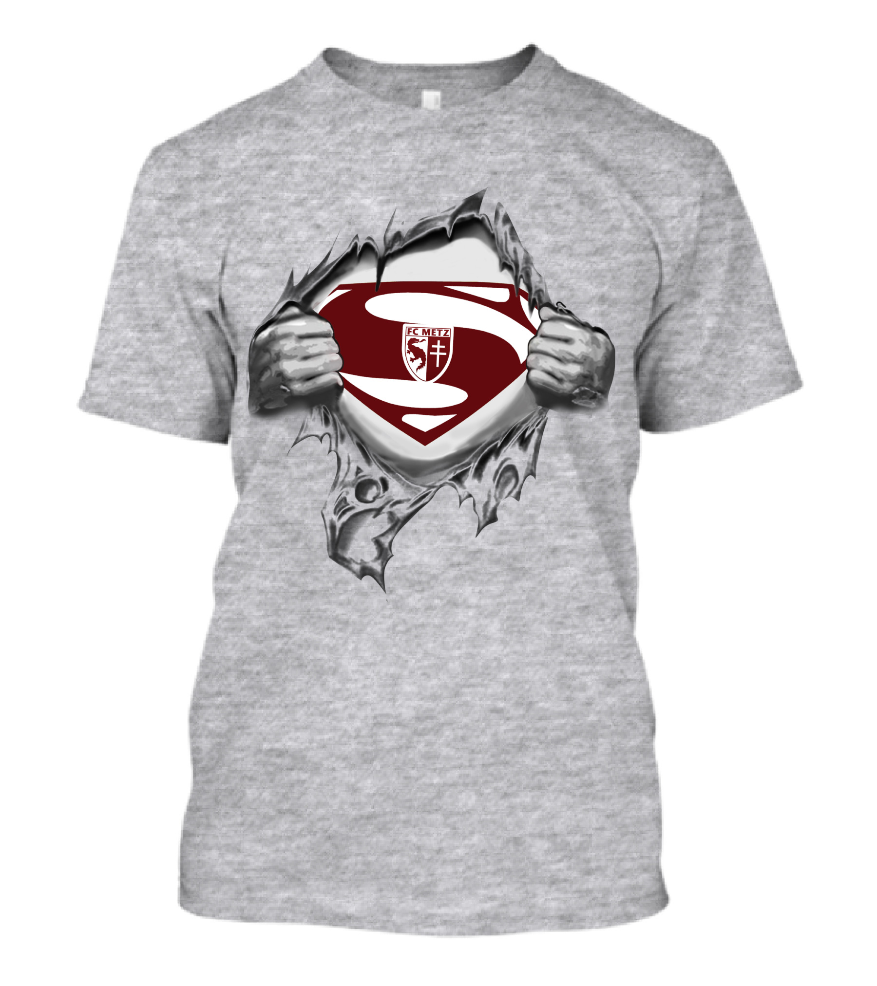 FC Metz Superman Crest Reveal T-Shirt