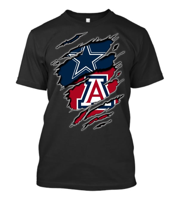 Dallas Cowboys Arizona Wildcats Rip T-Shirt