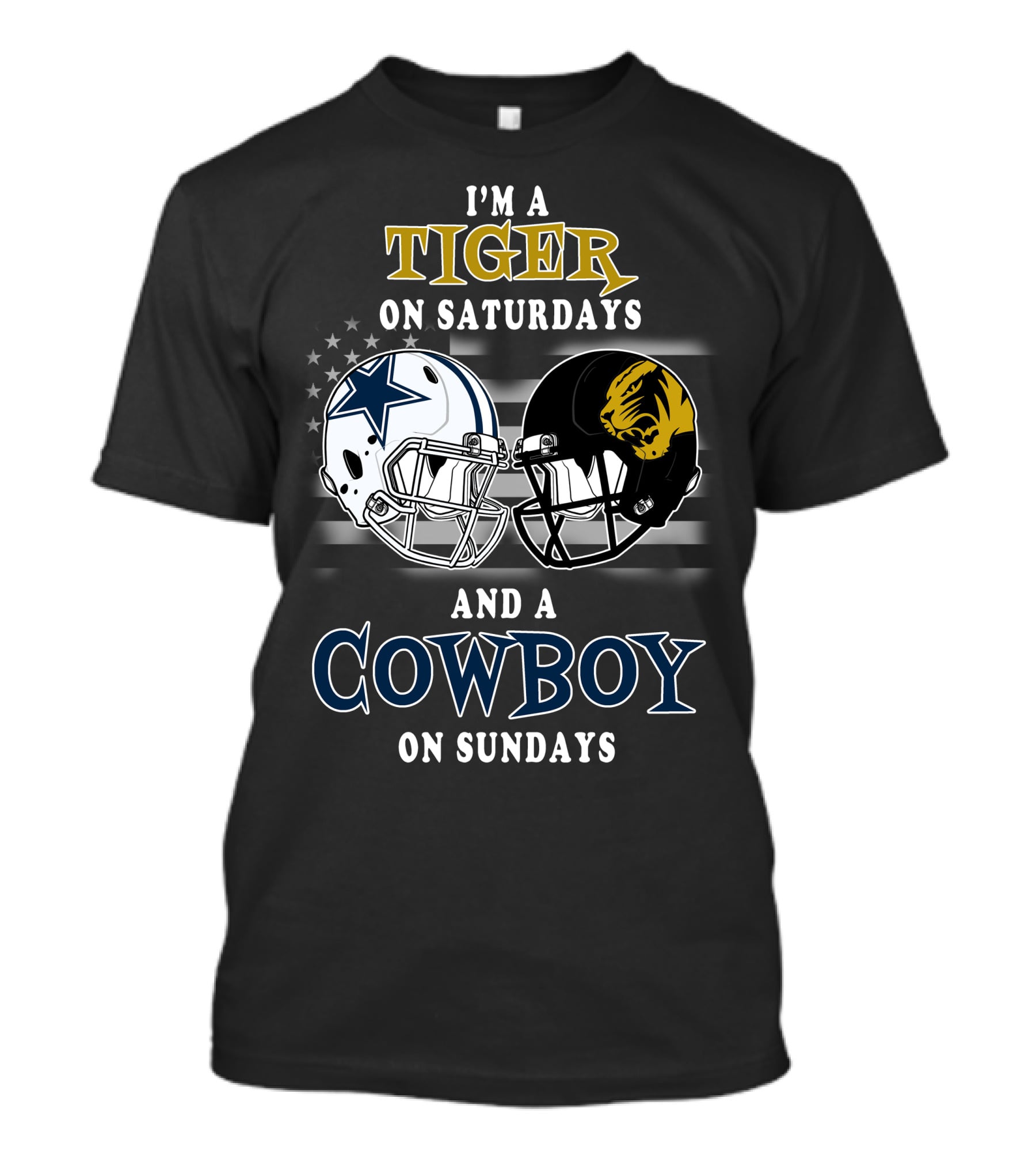 I'm A Tiger On Saturdays And A Cowboy On Sundays T-Shirt