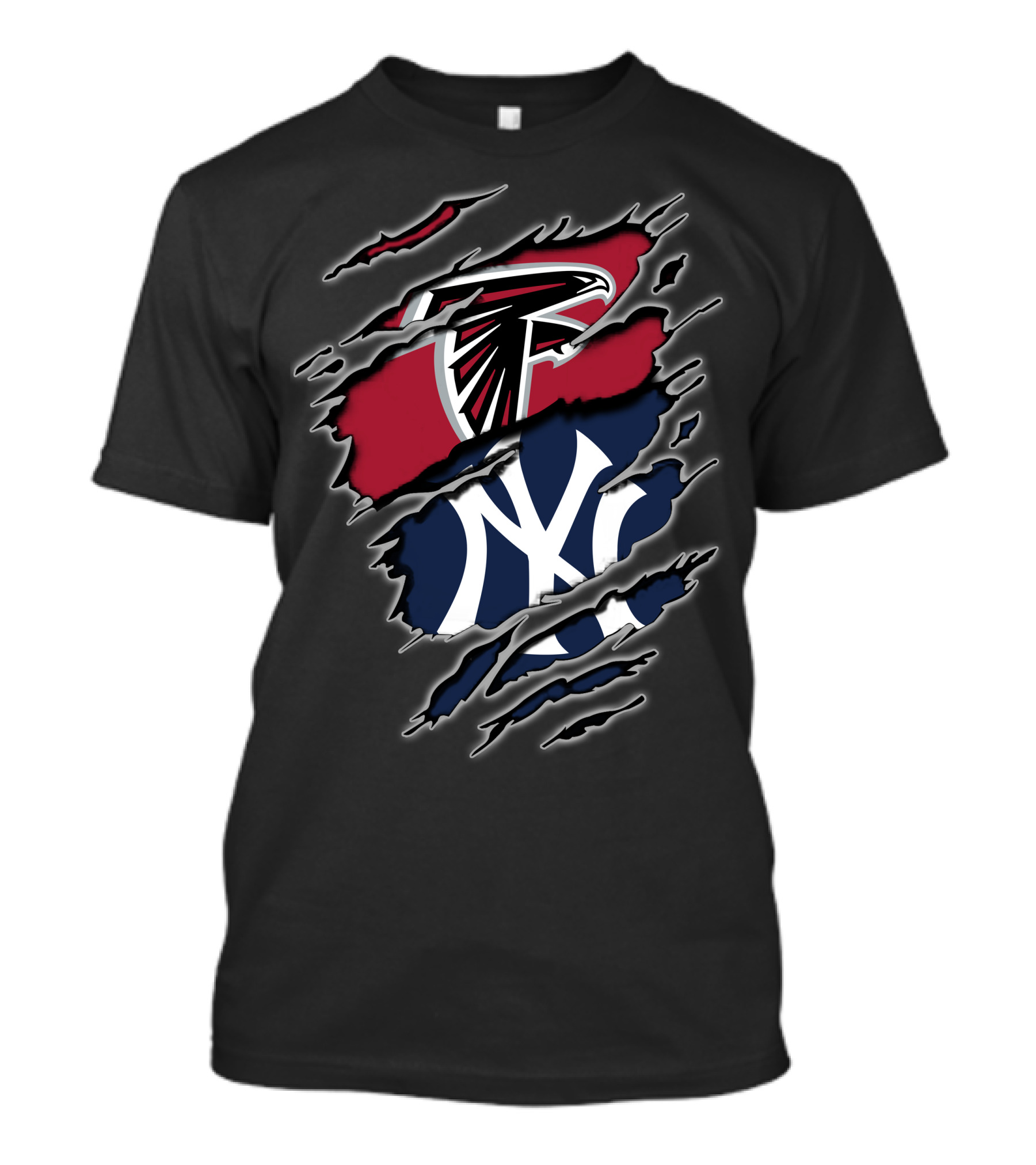 Falcons Yankees Logo Fusion T-Shirt