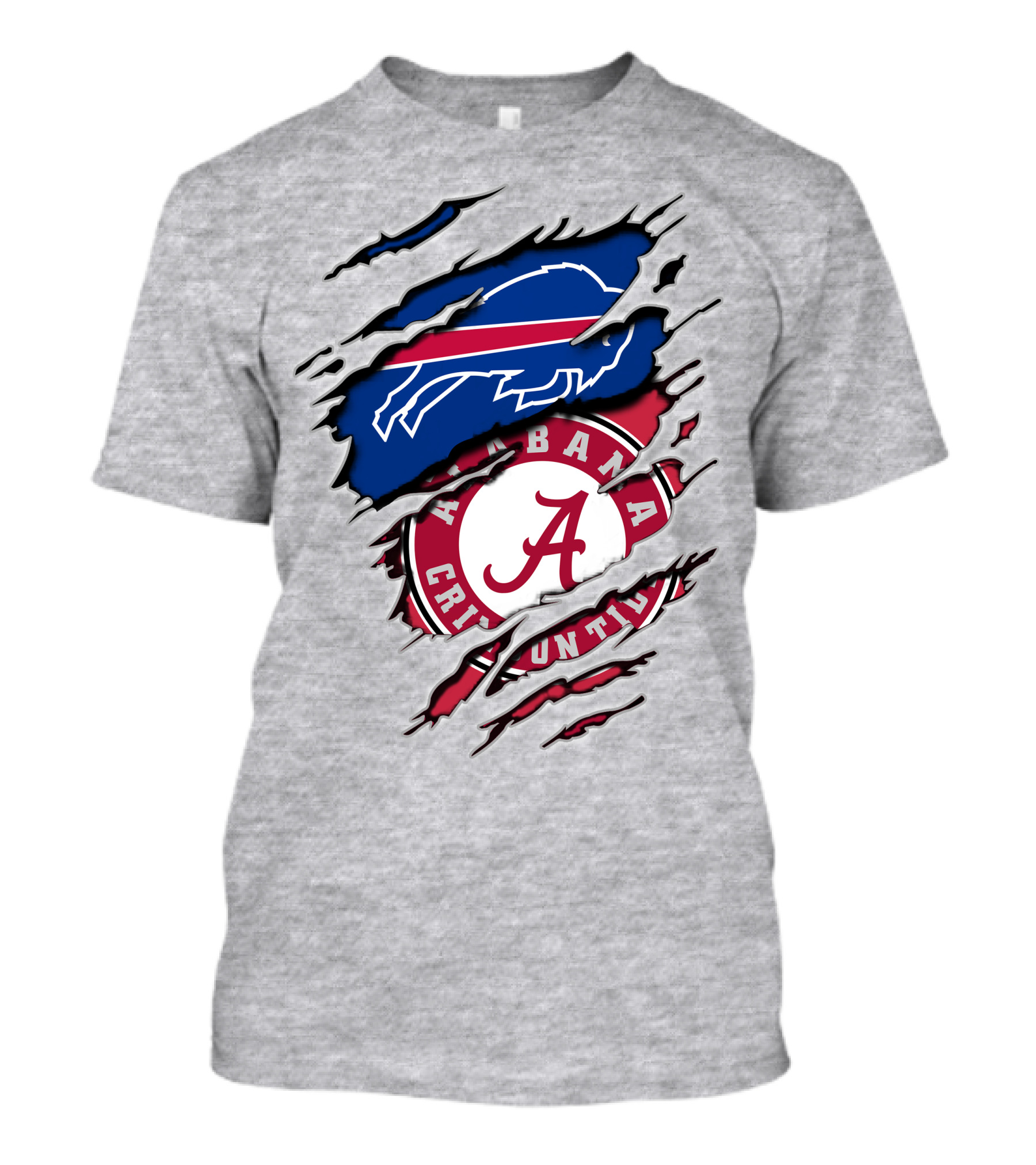 Buffalo Bills Alabama Crimson Tide Crossover T-Shirt
