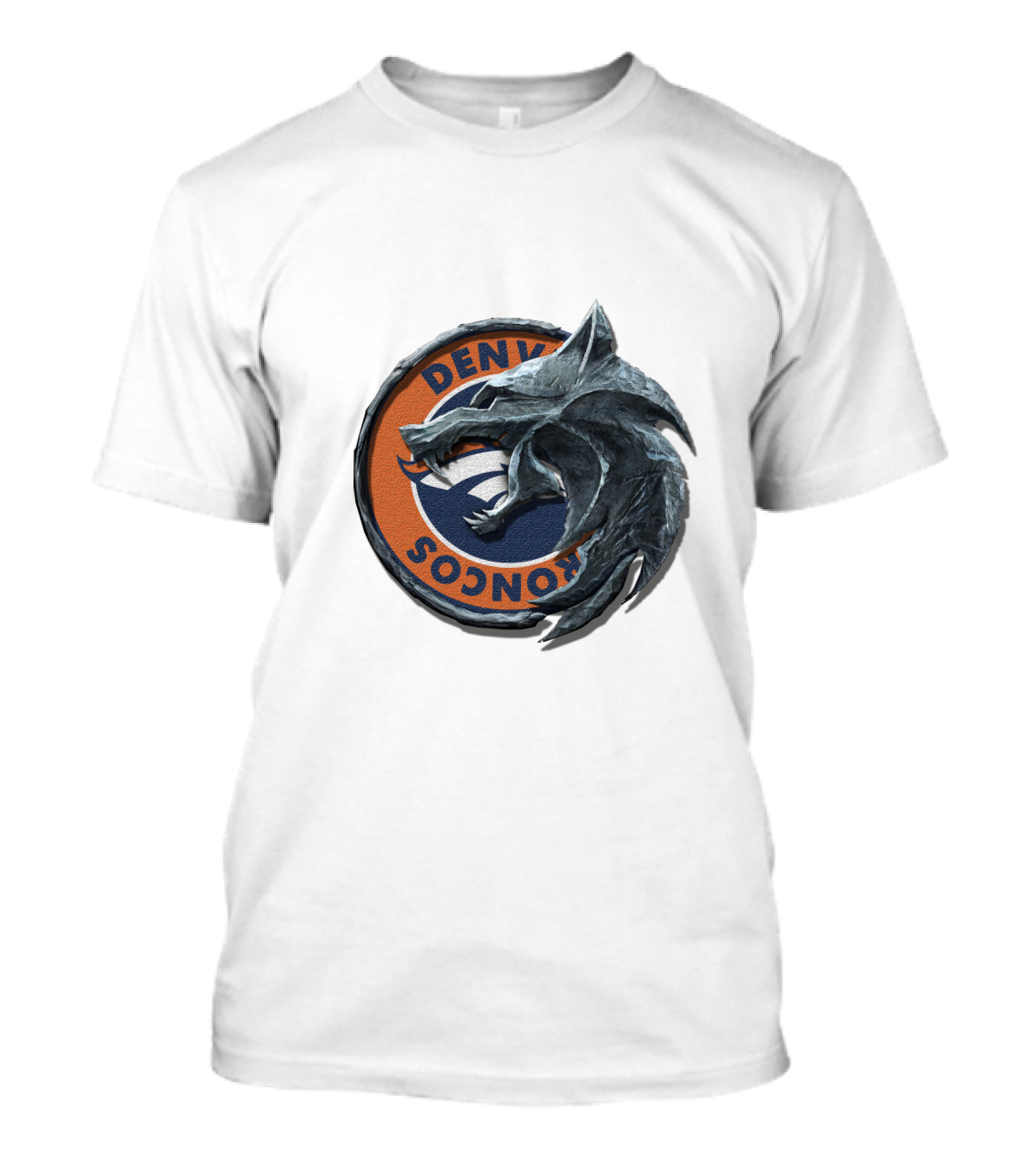 Denver Broncos Wolf Emblem Cht1Twnfl2010 T-Shirt