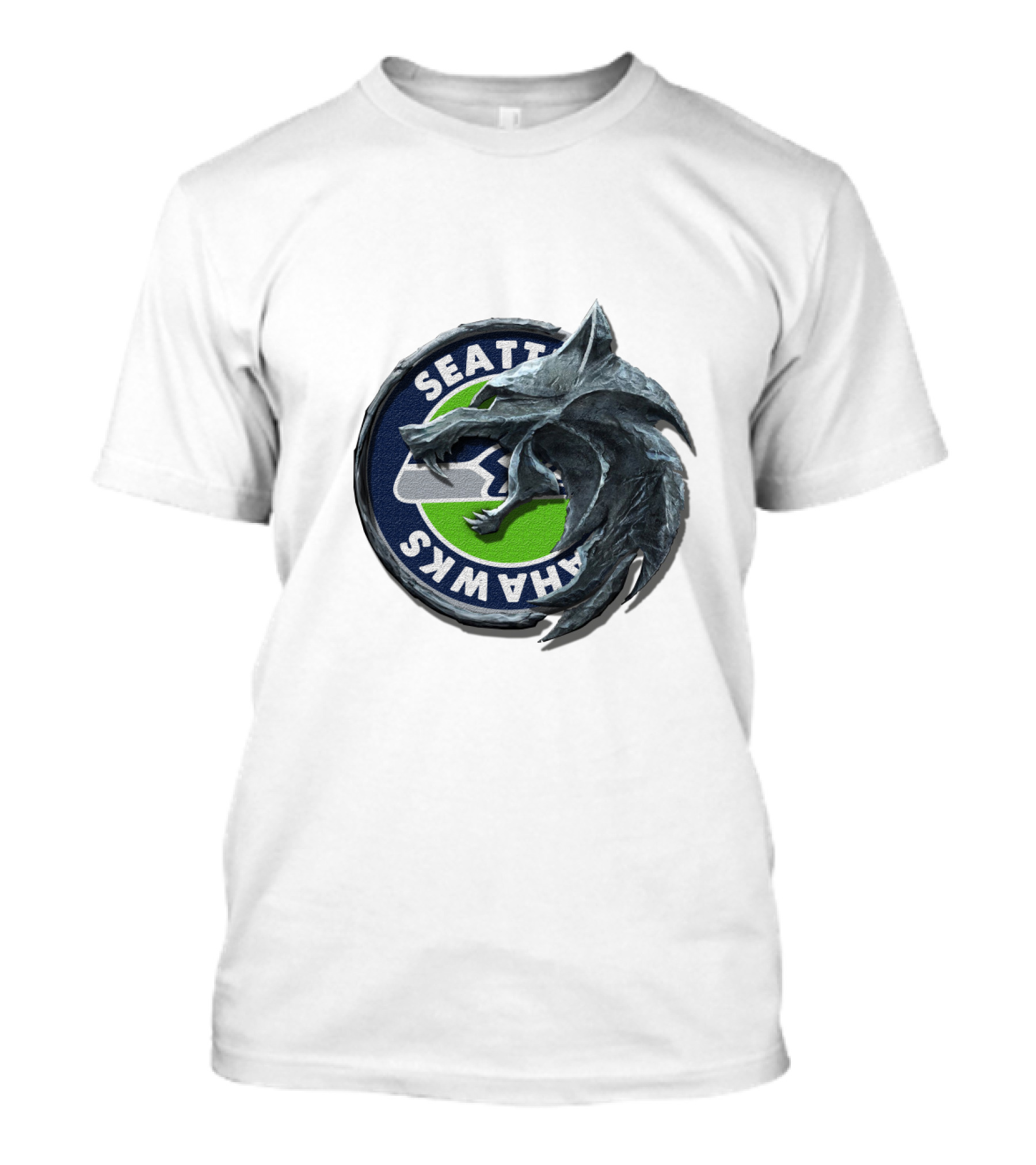 Seattle Seahawks Iconic Wolf Emblem Design Cht1Twnfl2028 T-Shirt