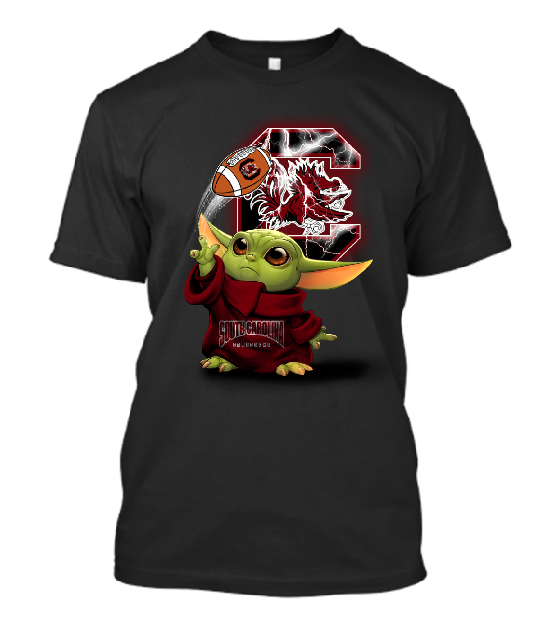 South Carolina Gamecocks Baby Alien Football T-Shirt