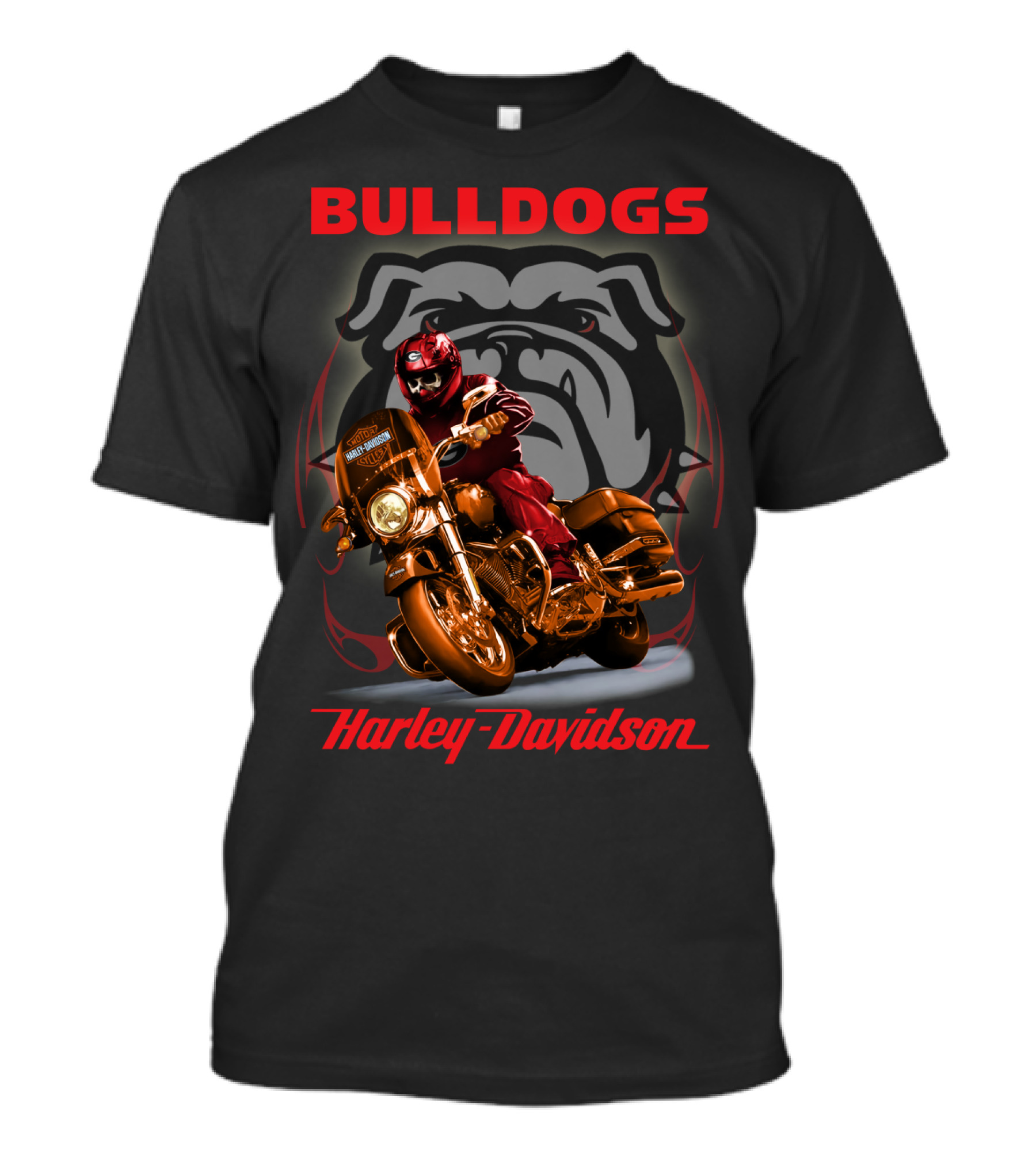 Bulldogs Harley Davidson T-Shirt