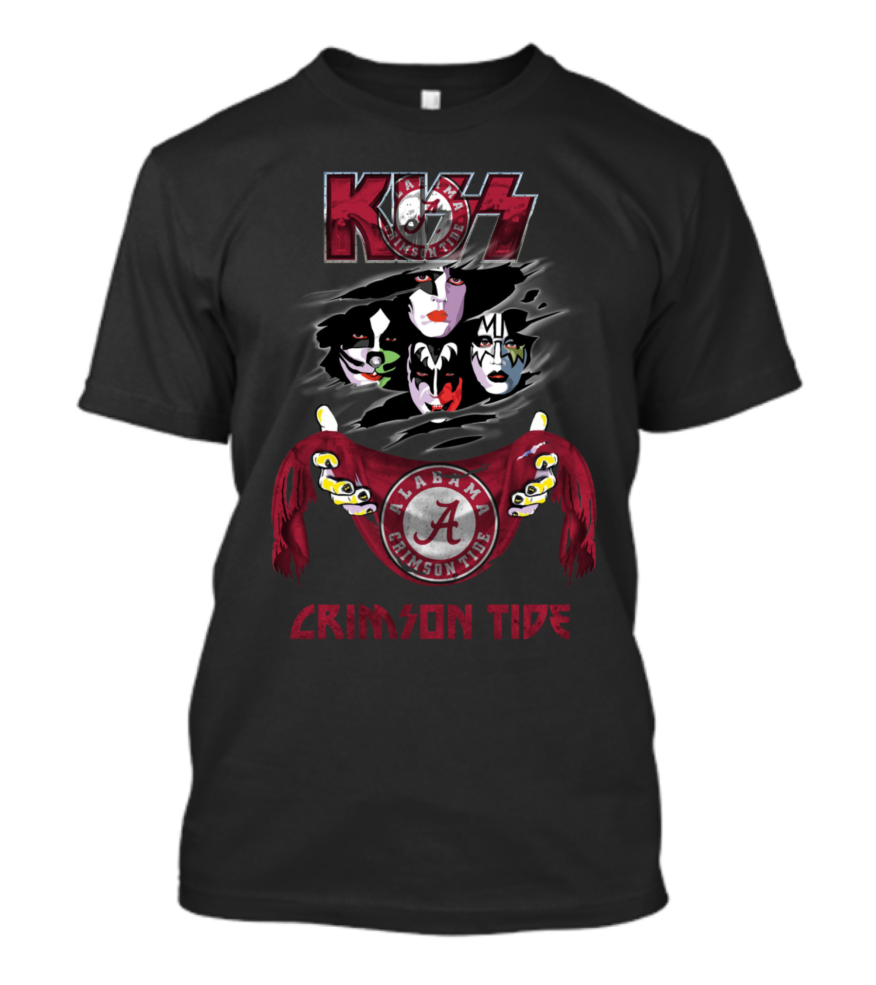 KISS Alabama Crimson Tide Ncaa T-Shirt