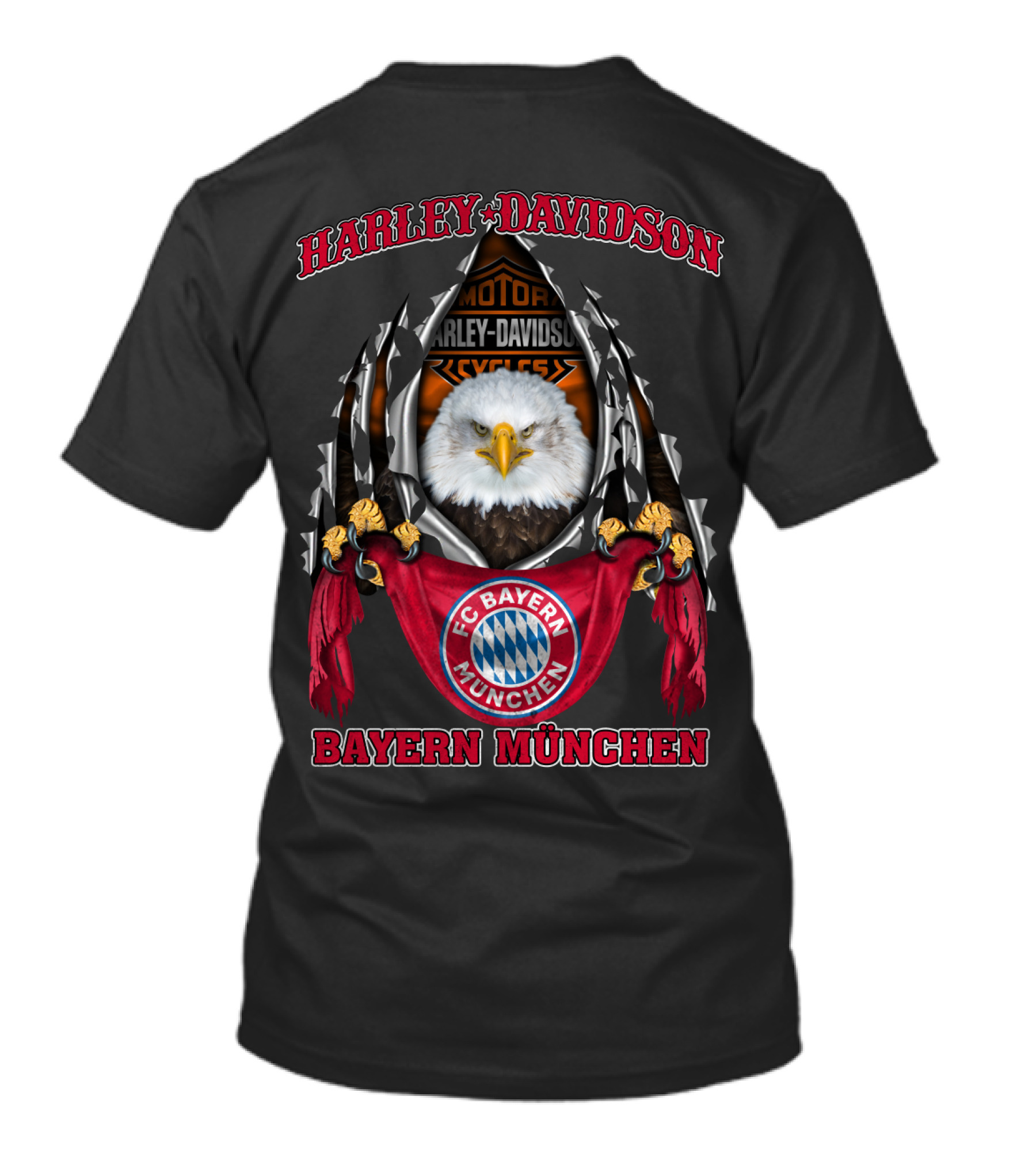 Harley Davidson Fc Bayern München Eagle Motorcycles 31.03 Ger T-Shirt