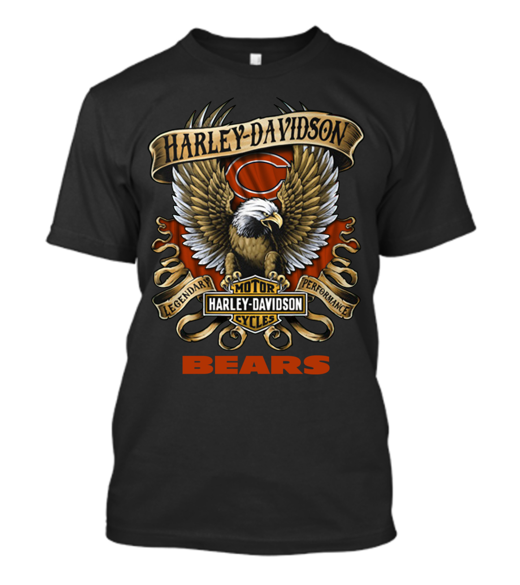 Harley Davidson Legendary Performance Bears T-Shirt