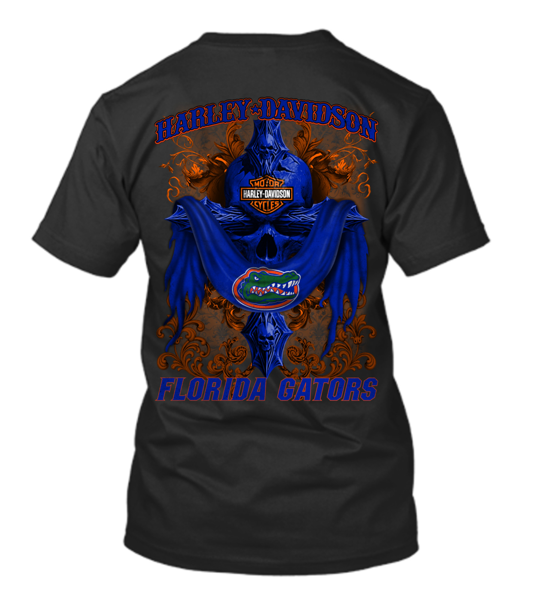 Harley Davidson Motorcycles Florida Gators Ncaa 84 T-Shirt