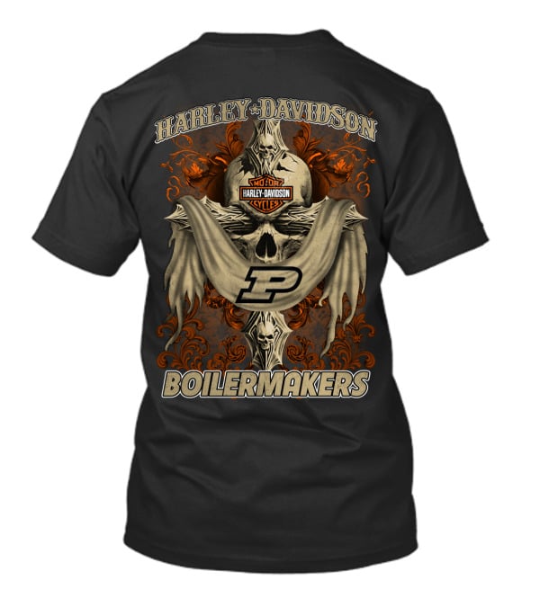 Harley Davidson Motorcycles Boilermakers Purdue T-Shirt